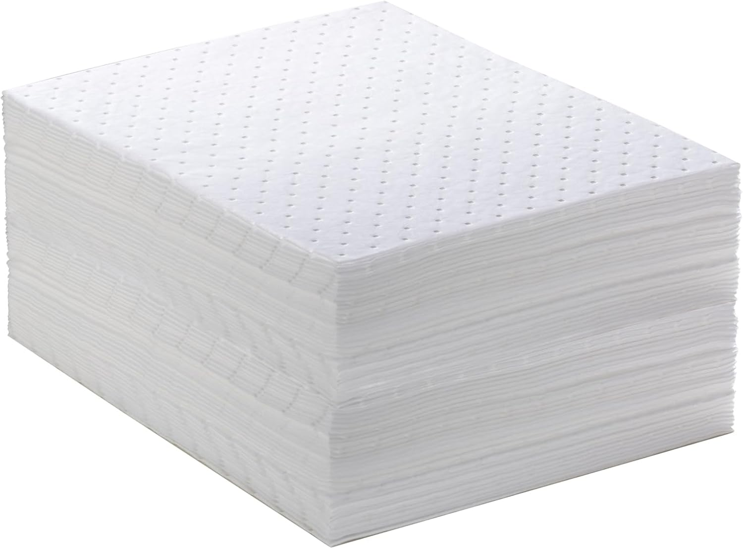 15" X 20" Heavyweight Oil Absorbing Pads,White Absorbing Heavy Weight Oil-Only Absorbent Mat Pad 30Pad (30PCS) image number 2