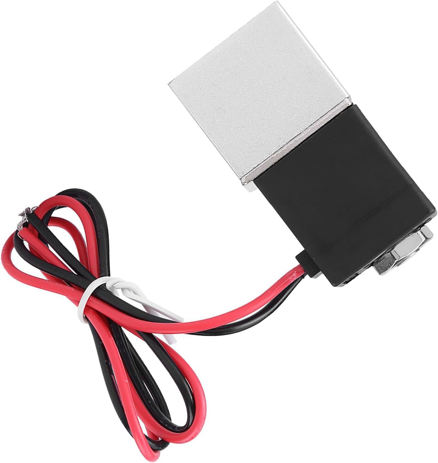 Aluminum Normally Closed Electric Pneumatic Solenoid Air Valve 12V DC 1/4 2 Way image number 1