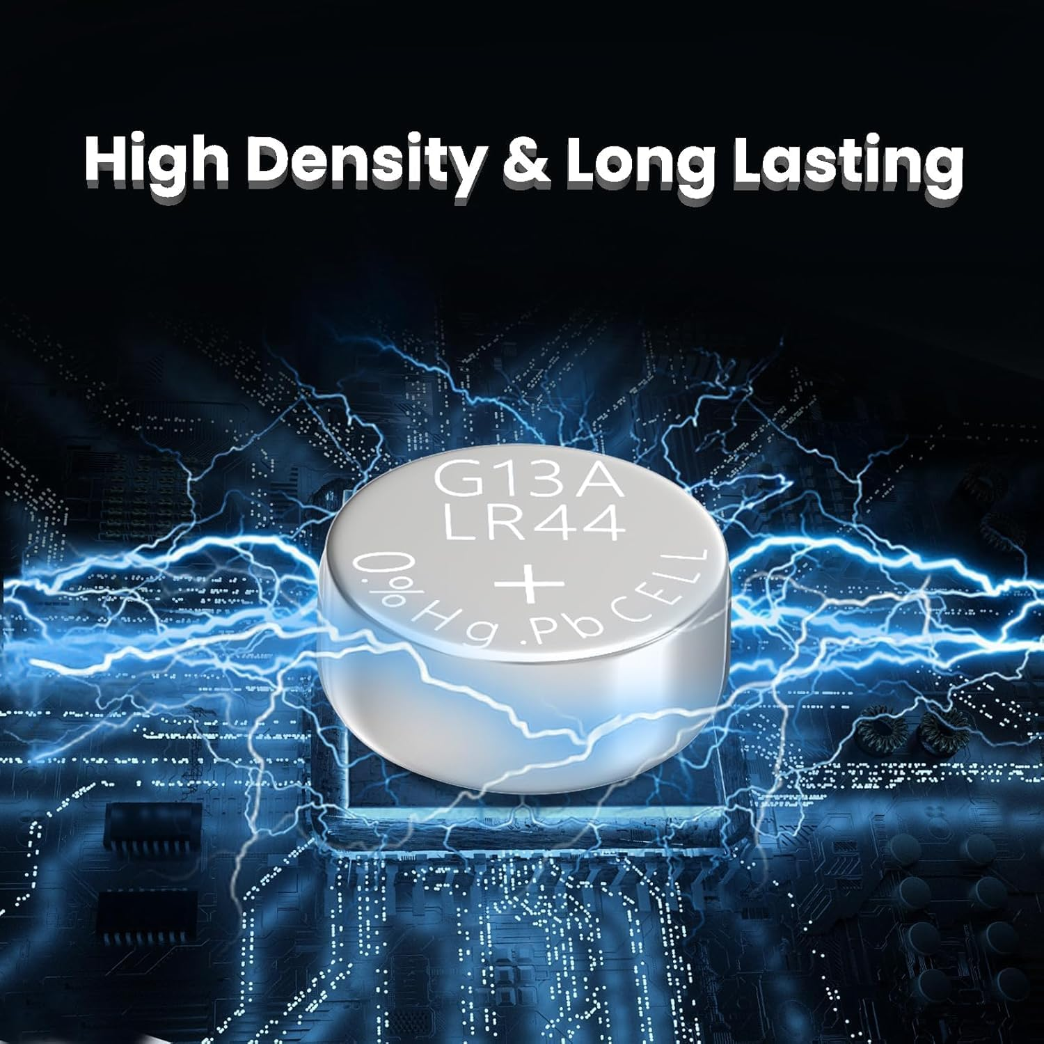 QOCNAM 40Pcs LR44 A76 AG13 357 SR44W Coin Button Cell Lithium Batteries Retail Pack Compliant with Coin Battery Safety Standards 2020 image number 1