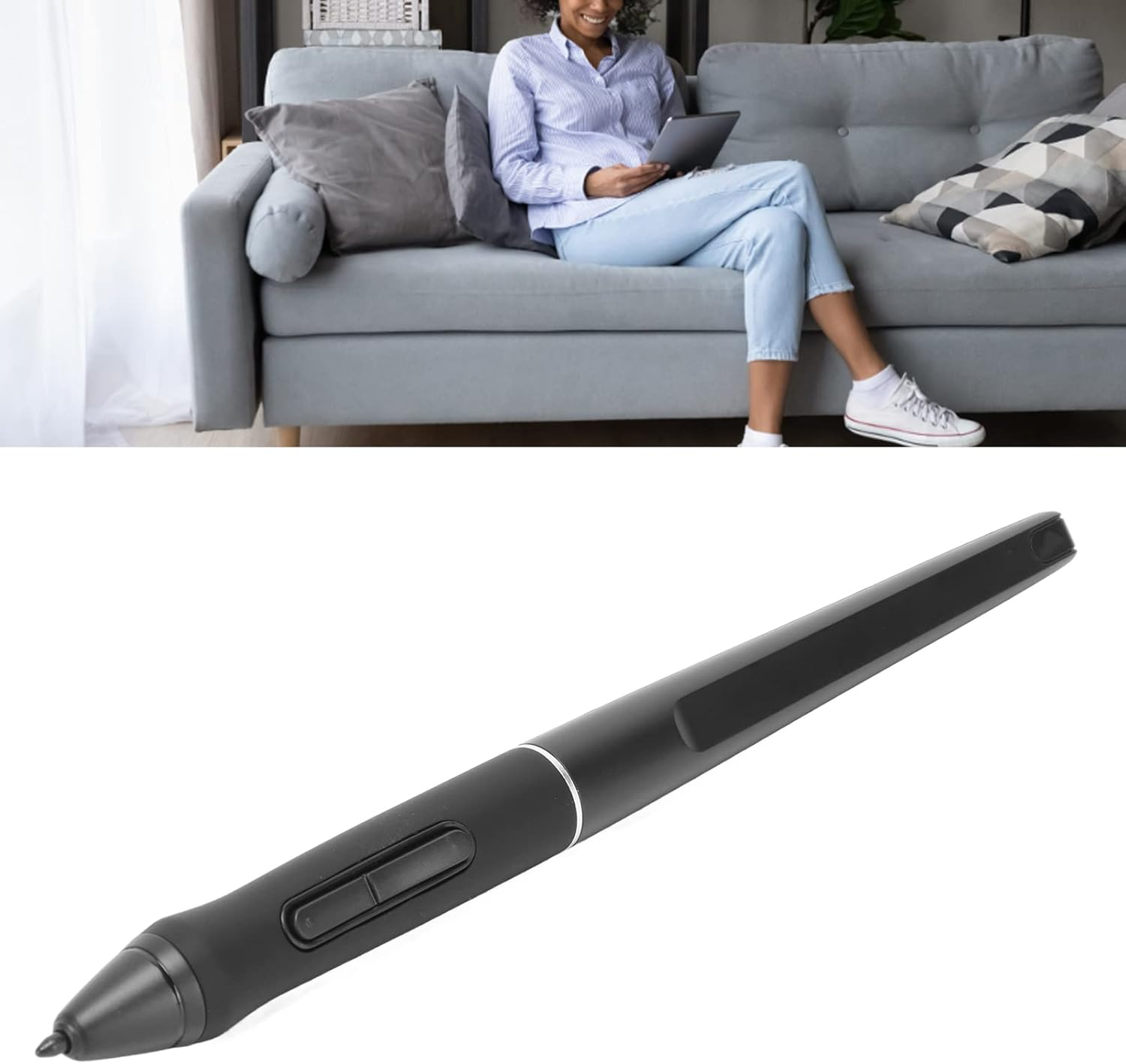 Tablet Stylus Pen for KAMVAS GT 191V2, PRO 20, PRO 22, Inspiroy Q11KV2, WH1409V2 - Battery Stylus for PW500