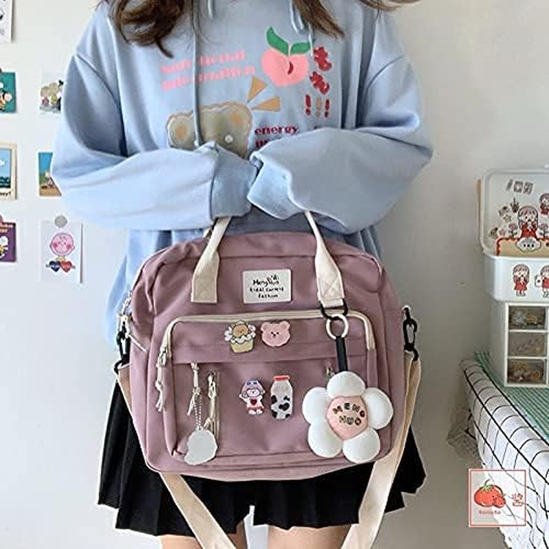 Cute Backpack Kawaii School Supplies Laptop Bookbag, Back to School and off to College Accessories image number 6