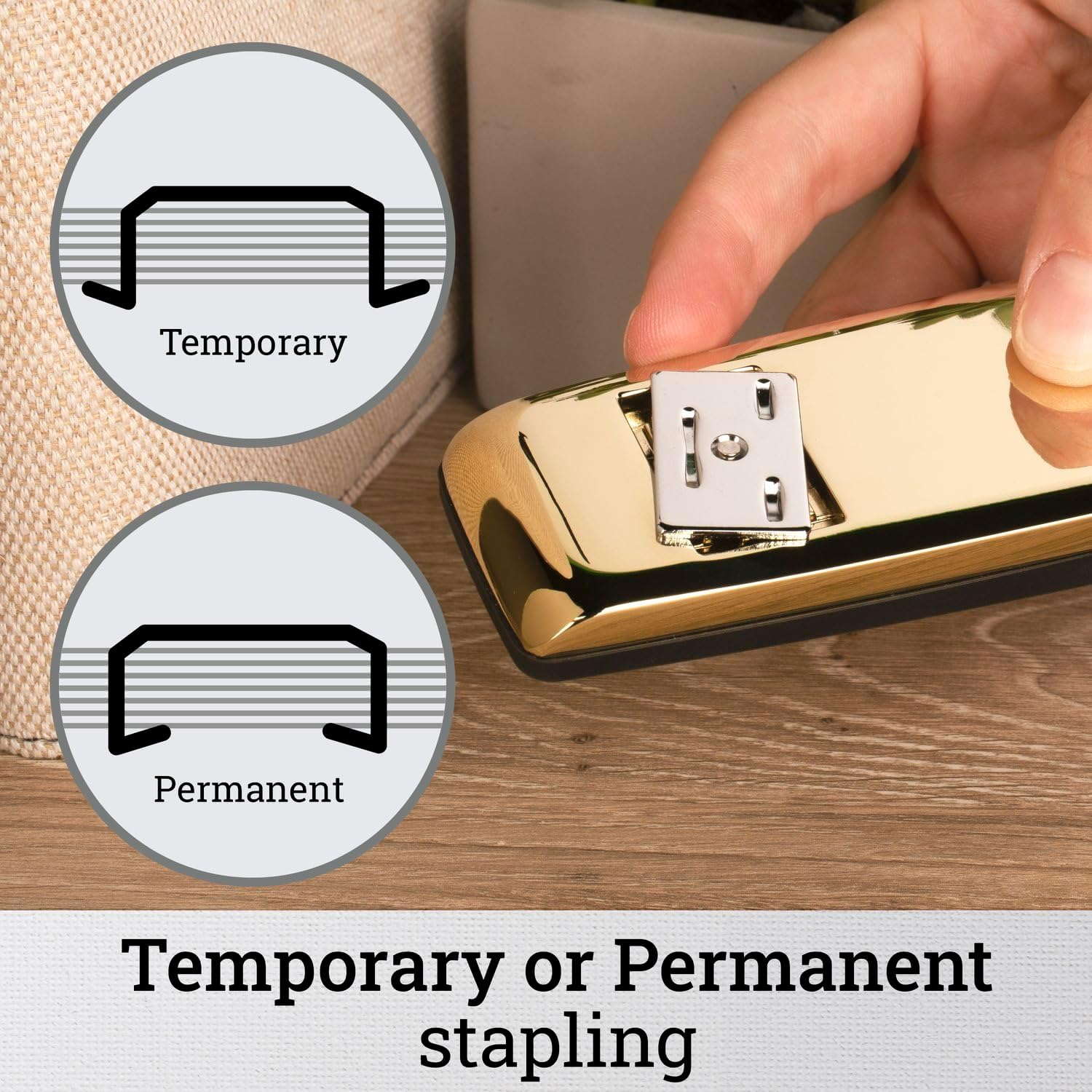 Swingline Stapler, 747, Manual, 25 Sheets Capacity, Business, Desktop, Gold Metallic (S7074721AZ) image number 5