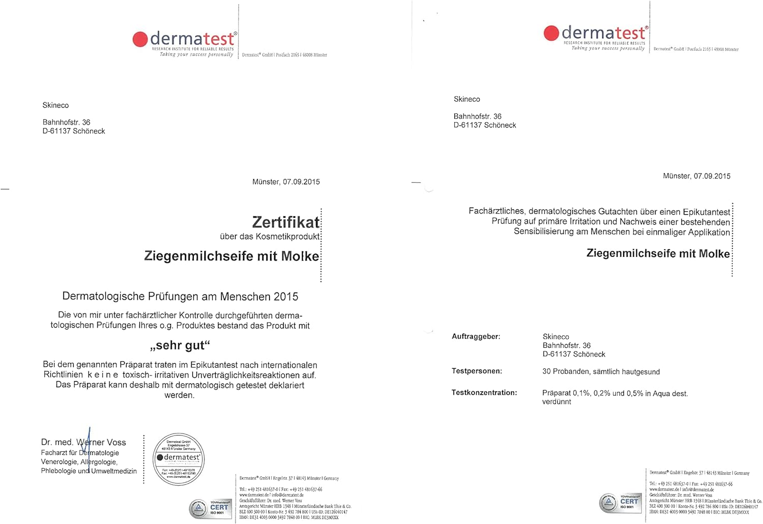 Skineco Natural Soap | Sustainable Goat Milk Soap with Whey | Soap for Dry Sensitive Skin | Body Soap | Handmade Natural Cosmetics | Face Cleansing | Clear Skin | Mild Shower image number 1