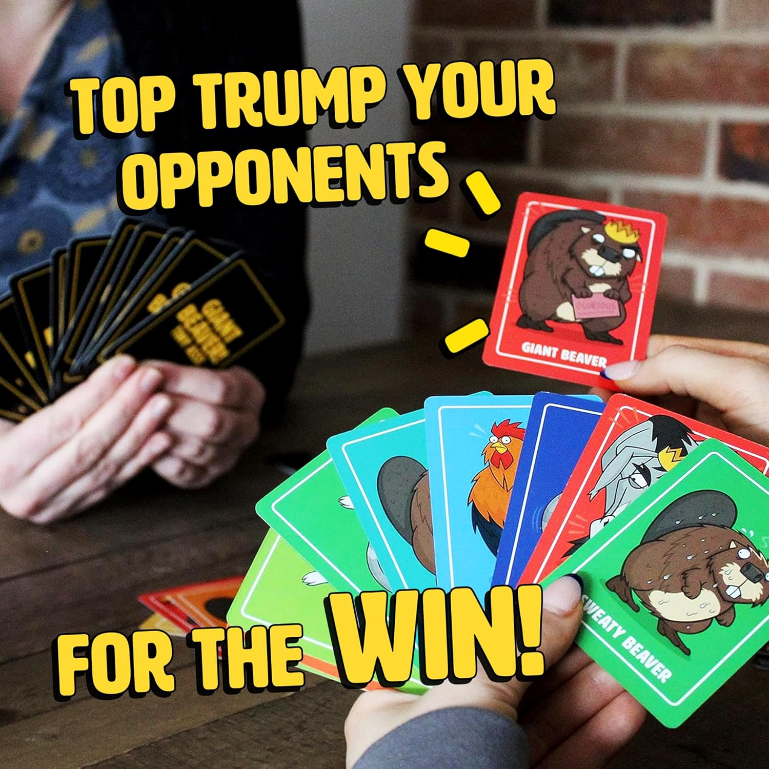 Ginger Fox - Giant Beaver Tiny! Card Game, Hilarious Card Games for Adults, Naughty Adult Party Games for Family Game Night, Fun Animal Games for 2+ Players, Ages 16+ image number 3