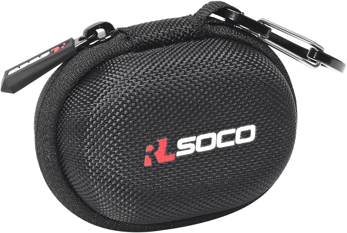 RLSOCO Carrying Case for Anker Soundcore Space A40 Adaptive Active Noise Cancelling Wireless Earbuds - Black (Case Only) - Black image number 3