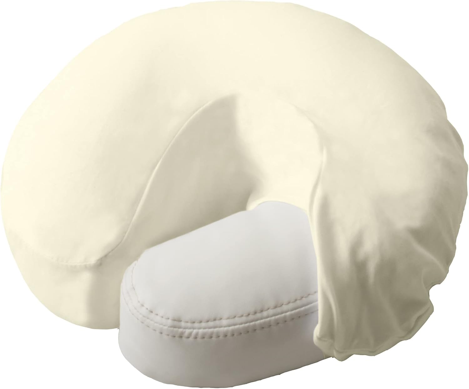 EARTHLITE Premium Microfiber Massage Sheet Set - Silky, Wrinkle Resistant, Quick Drying, 3Piece Set (Fitted, Top, Face Pillow Cover) - White image number 3