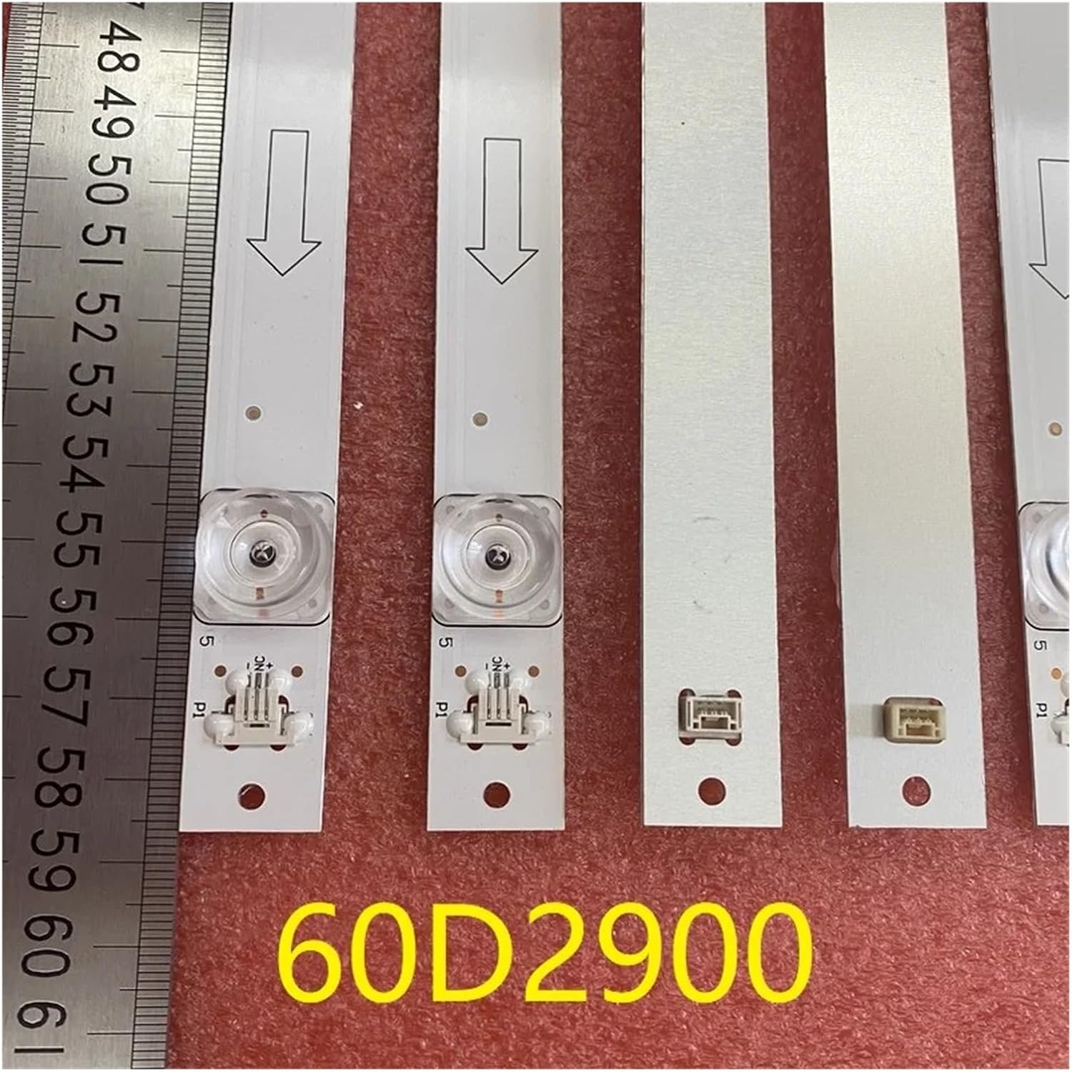 9Pcs/Set 5LED LED Backlight Bar for T.C/L U60V6026 60D2900 4C-LB6005-HR01J LVU600 for L/G 0T5 TOT_60D2900_9X5_3030C (Color : 9 PCS for 1 TV)