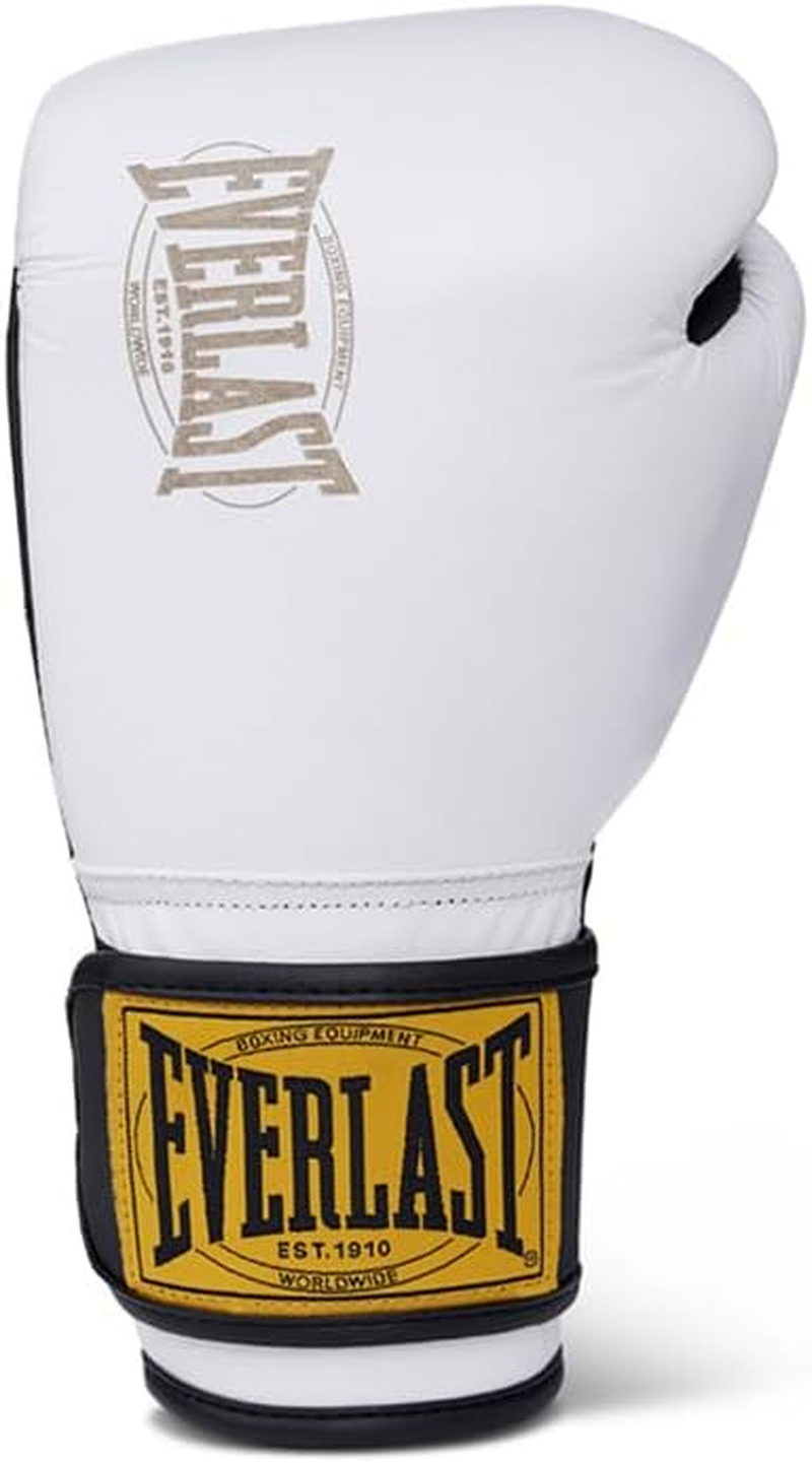 1910 Advanced Boxing Gloves, White, 12OZ image number 3