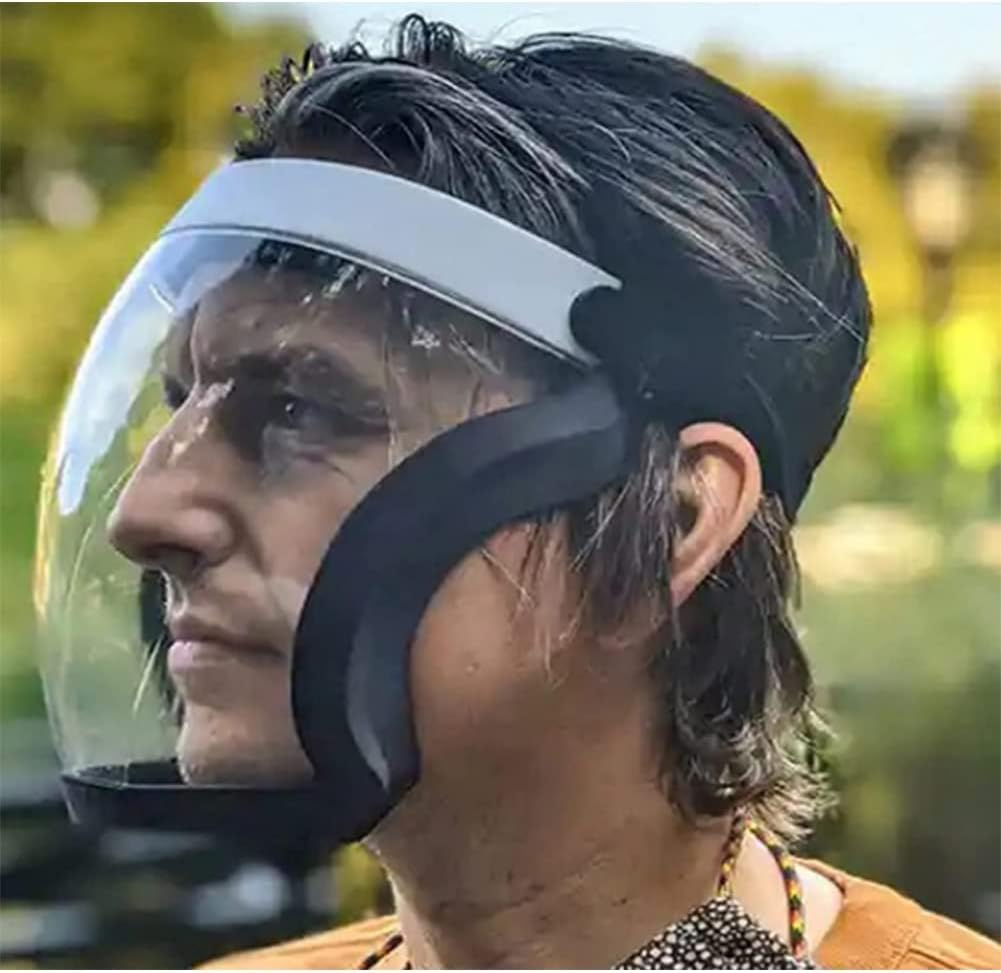 WADY Face Shield, WADY - Anti-Dust & Fog-Free Face Shield, Anti-Dust and Fog-Resistant Face Shield, Anti-Fog Protective Full Face Shield, Safety Face Shield, Grinding Shield Face Mask (Grey) image number 3