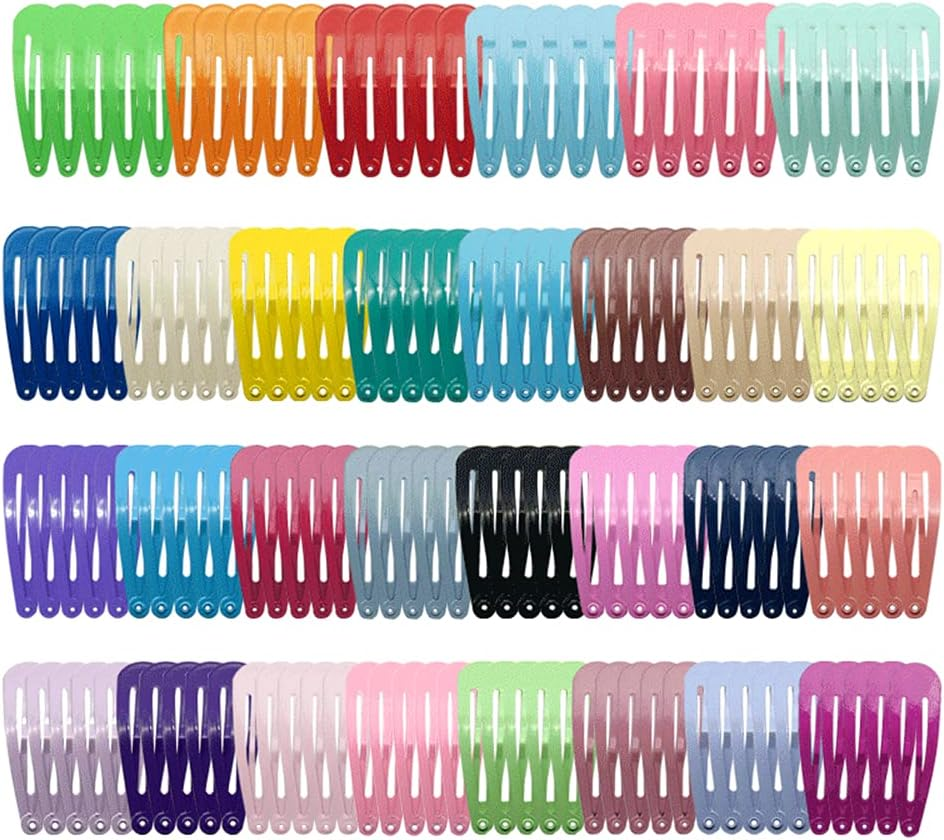 Volksrose Girls Cute BB Clip,150Pcs/Set 5Cm Mixed 30 Colors,Metal Snap Hair Clips,Lovely Kids Barrettes,Girls Hair Clip,Women Hair Accessories image number 5