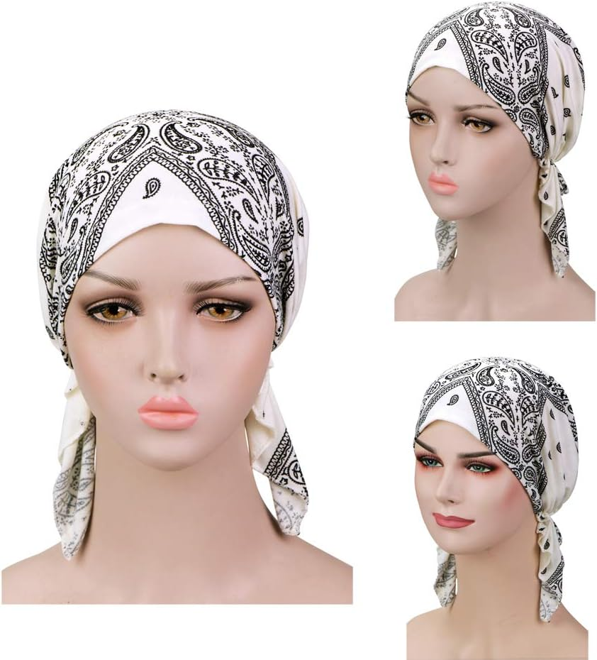 Pre Tied Chemo Head Scarf 3 Packed - A2-3 3Acked image number 5