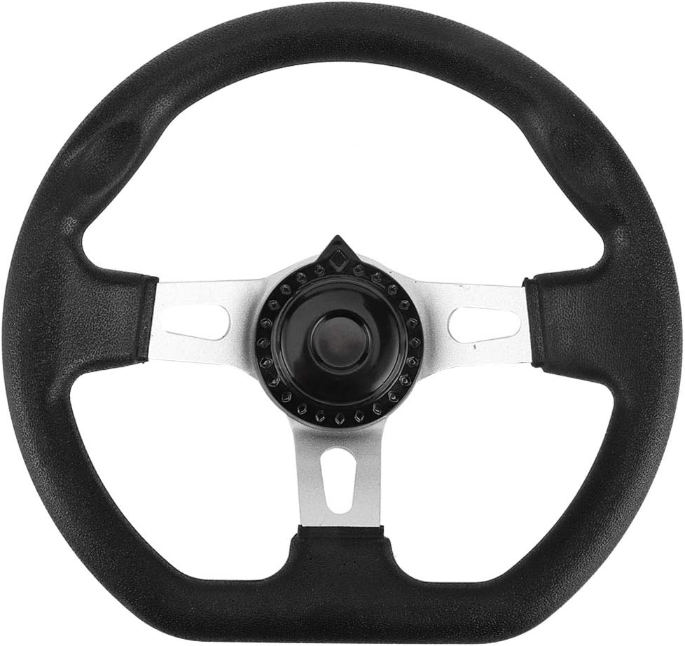Akozon 270 Mm Go-Kart Steering Wheel | Racing Stroller Steering Wheel | Stroller Replacement Accessory image number 3