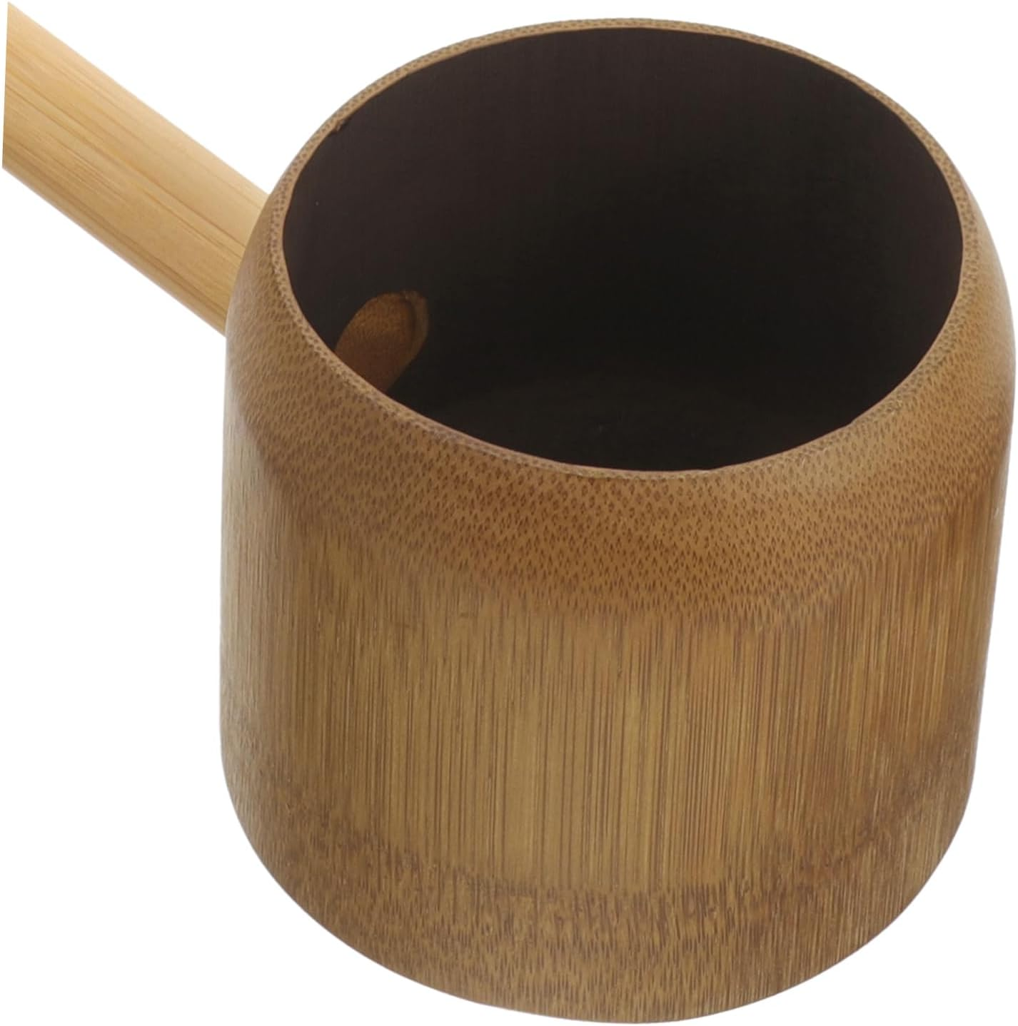 Healeved Bamboo Shampoo Spoon Dipper Water Bucket Indoor Watering Ladle Bath Cup for Rinsing Hair Shower Bucket Bathroom Mug Bath Rinser Cup Bath Water Cup Bathroom Shower Ladle Ladles image number 1