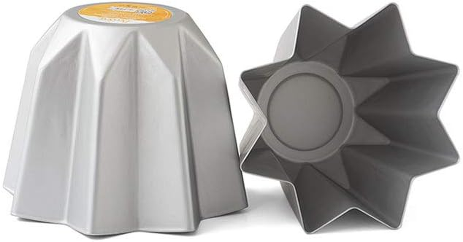 DECORA Anodised Aluminium Pandoro Mould, Silver, 17 X 23.5 X 23.5 Cm image number 5