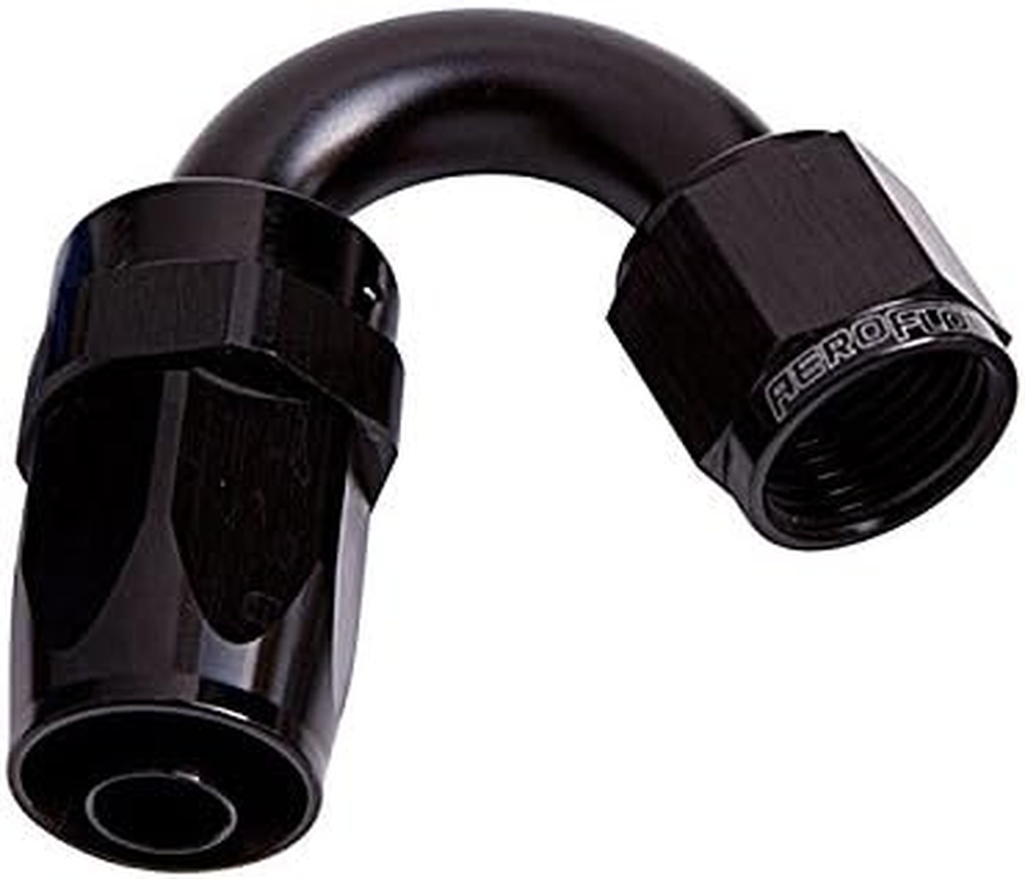 Aeroflow 100 Series Taper 150 Degree Hose End -20AN Black (AF105-20BLK)