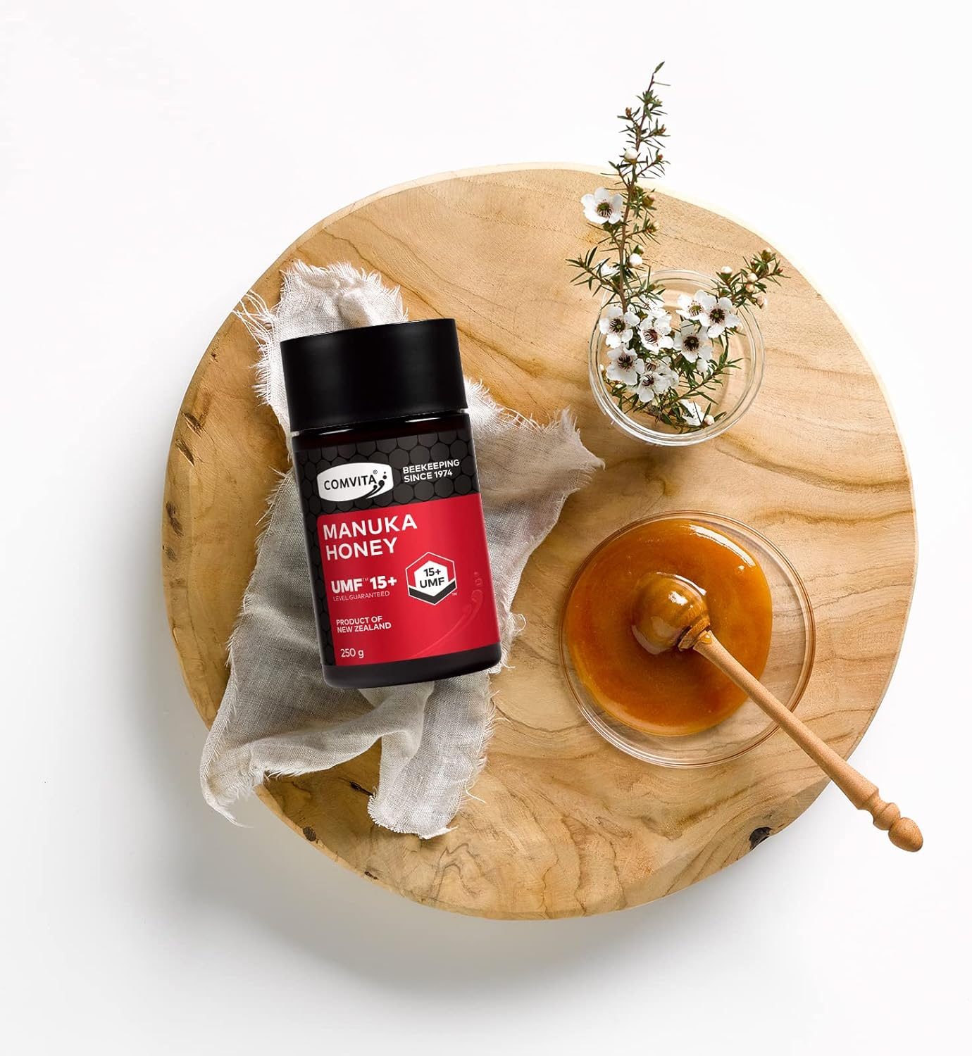 Comvita Certified UMF 20+ (MGO 829+) Raw Manuka Honey - New Zealand'S #1 Manuka Brand - Authentic Non-Gmo Superfood for Daily Wellness - 1 Kg image number 6
