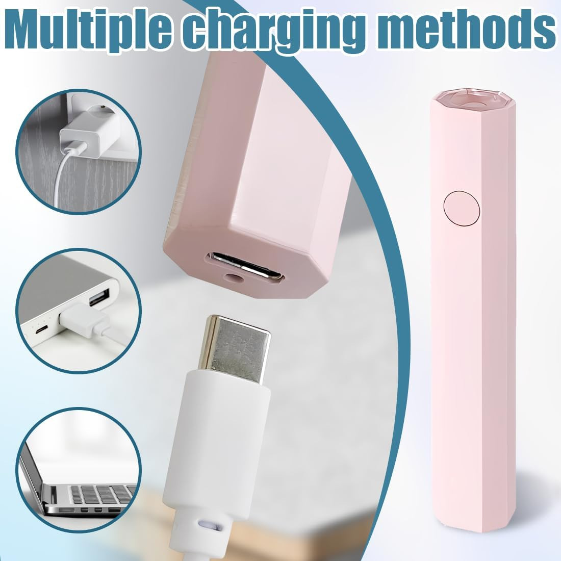 Tomedeks 1 X Mobile Phone Mini LED Nail Lamp, 2 Time Keeping Modes, for Gel Nail Polish, Quick Curing of Nail Glue image number 1