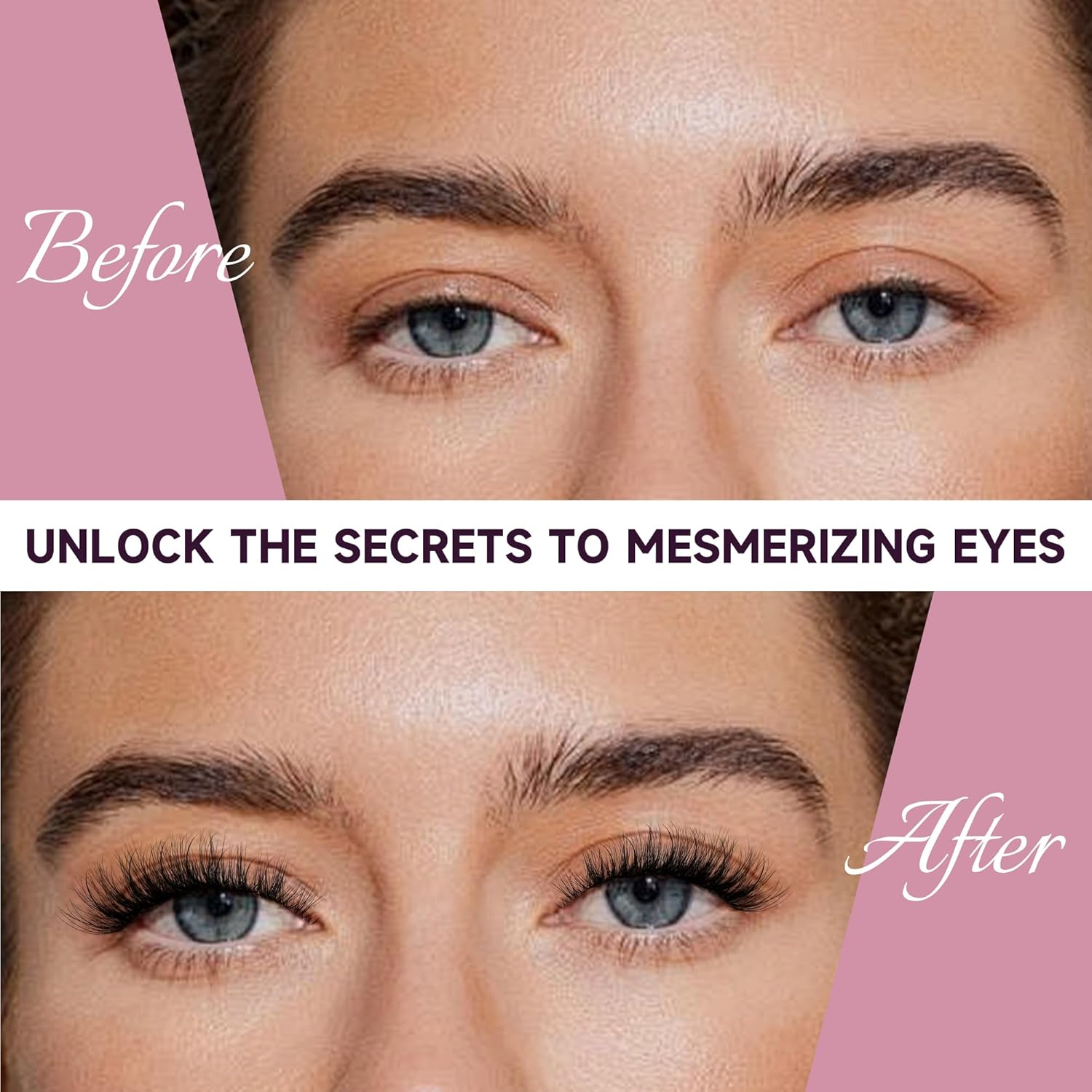 Mayhug Lash Clusters 3D Effect Cluster Lashes 144Pcs D Curl Eyelash Clusters 8-18Mm Fluffy Wispy Lashes Cluster Ultra-Soft & Super Light & DIY Lash Cluster (Dreamy) image number 4