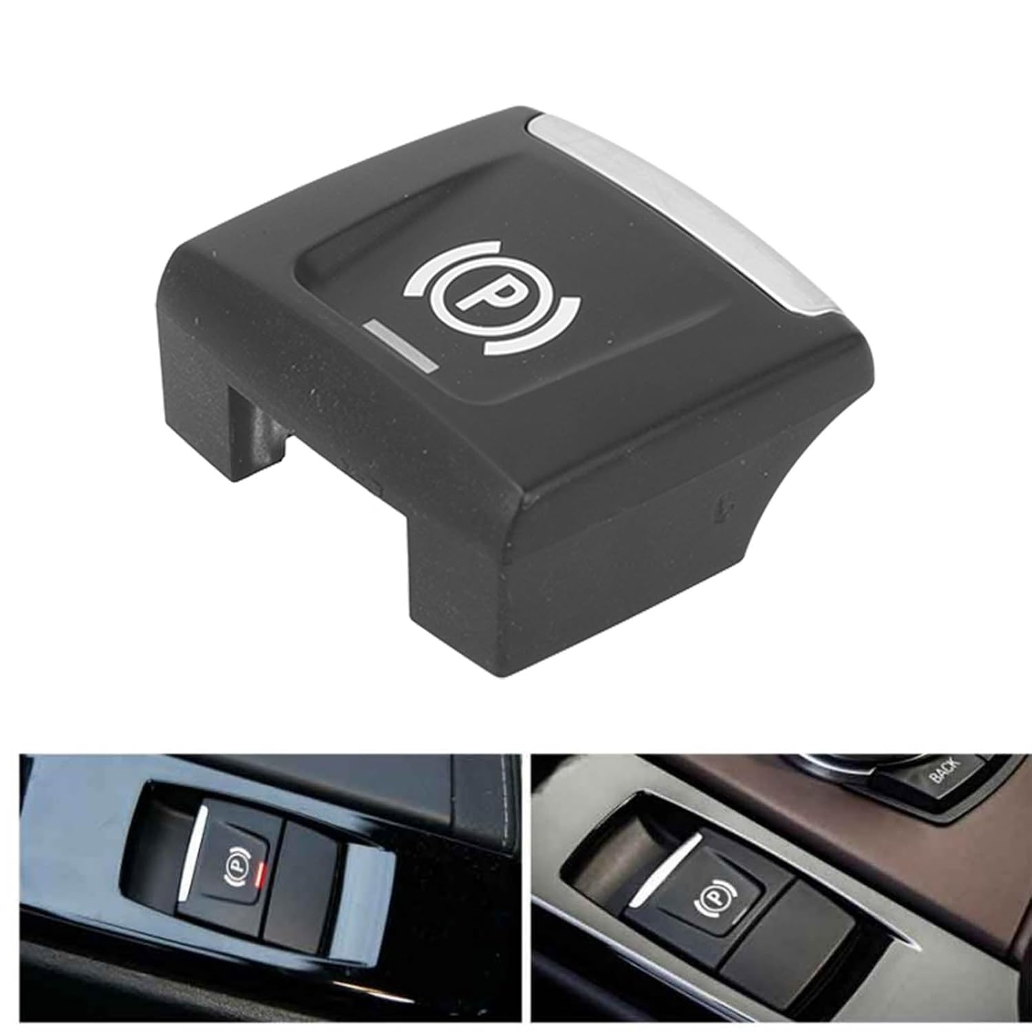 Handbrake Button, Car Emergency Parking Brake Handbrake Button Switch, Hand Brake P Button Cover, Improve for 1 Series F20 F21, and 2 Series F22 F23 F45 F46 F44 image number 2