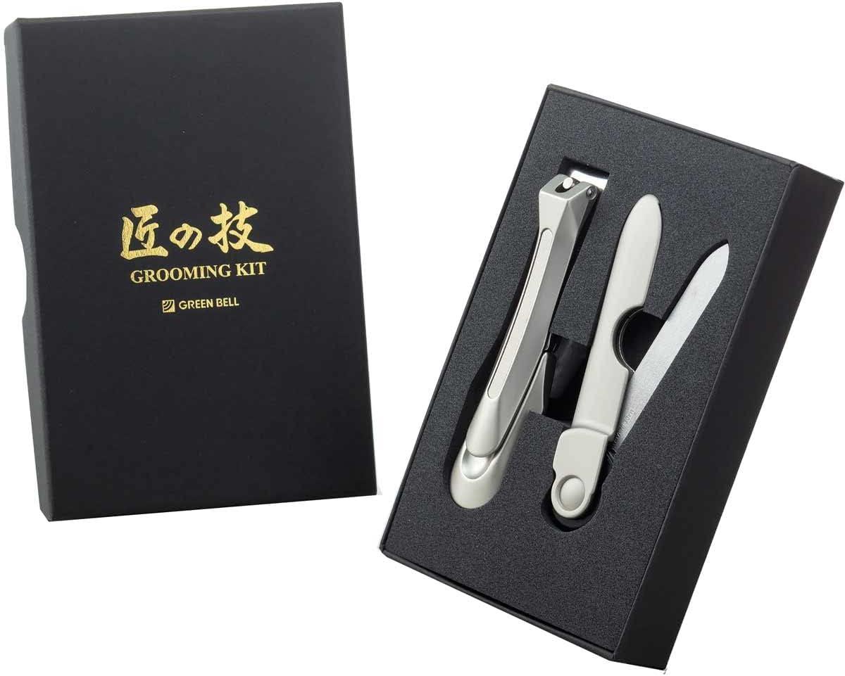 Takumi No Technique G-3124 Grooming Kit, Nail File and Nail Clipper, Set of 2 image number 2