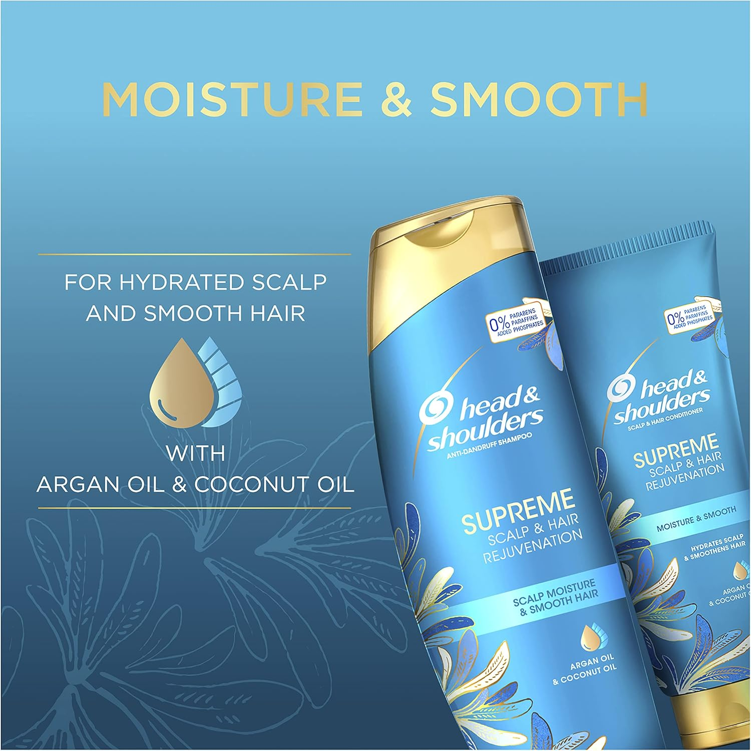 Head & Shoulders Supreme Moisture anti Dandruff Conditioner 550Ml image number 1