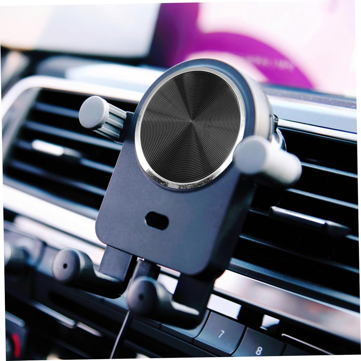 CAXUSD 1 Set Mobile Phone Magnet Metal Sticker for Cellphone Metal Plate for Phone Metal Plates for Phone Case Phone Magnetic Sticker Magnetic Stickers for Phone Car Phone Mount Plates image number 2