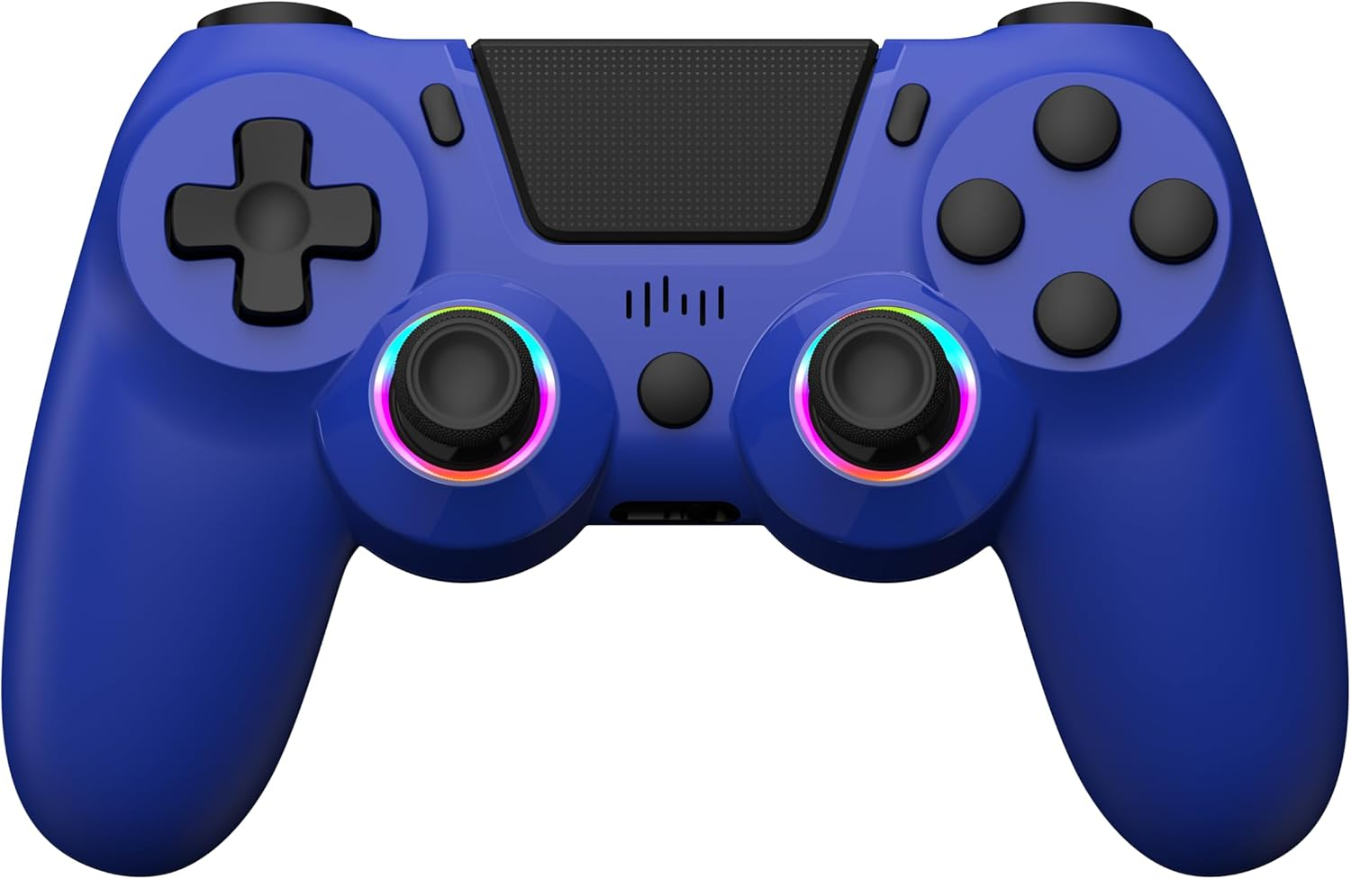 TJPD 2 Pack for PS4 Controller, Wireless Controller for Ps4/Pro/Slim/Pc, with 2 Rear Button and 2 USB-C Cable