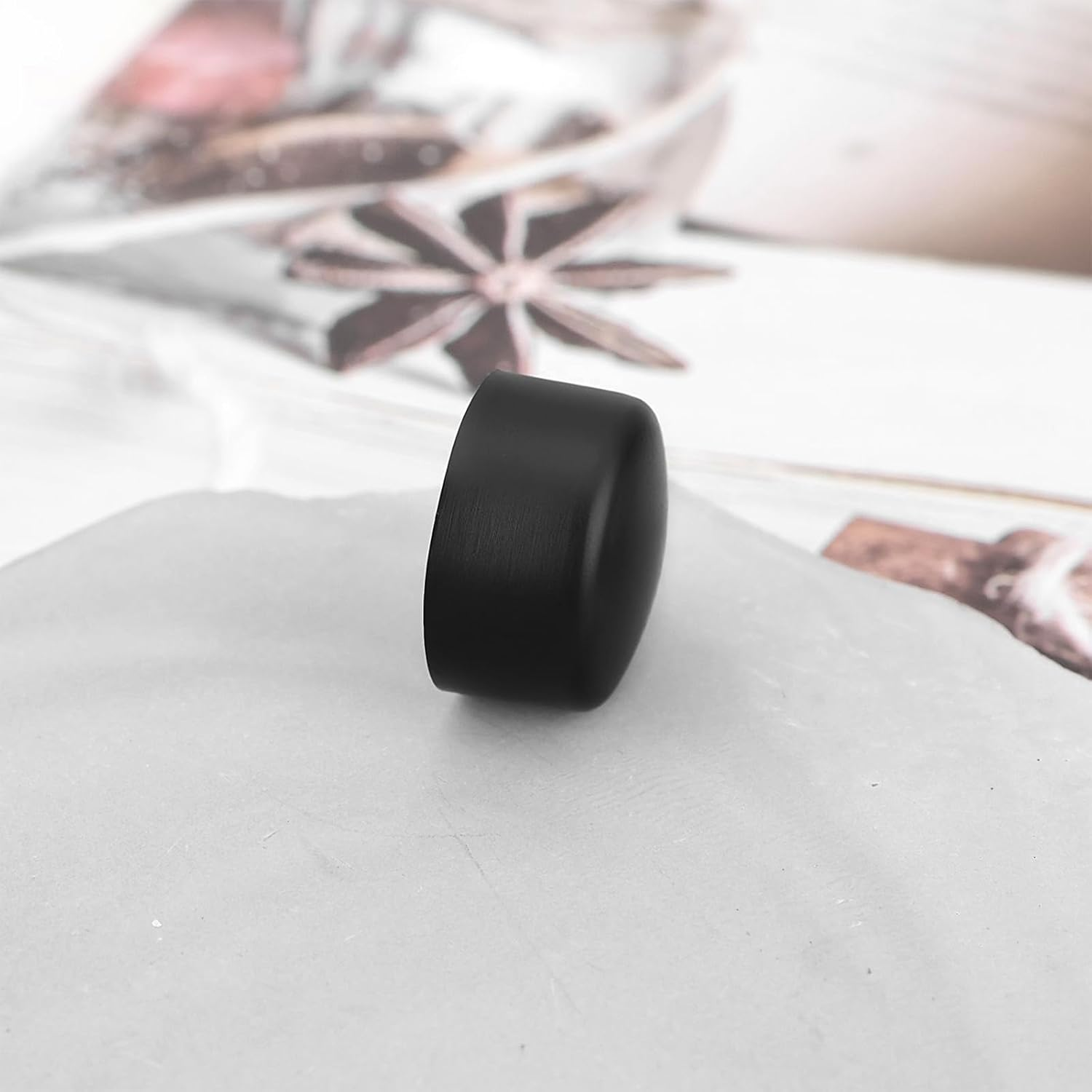 Ecsing 10Pcs Axle Nut End Caps Wheel Nut Caps Bolt Covers 1/2" Flat Head Hex Socket Cover Protectors for Rollator Walker Compatible with Drive R726 R728 image number 2