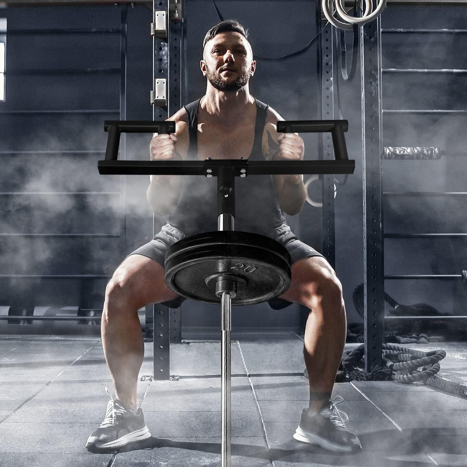 Yes4All Viking Press Attachment for 2-Inch Olympic Barbell &ndash; 3 Hand Grip Positions for Increased Versatility image number 4