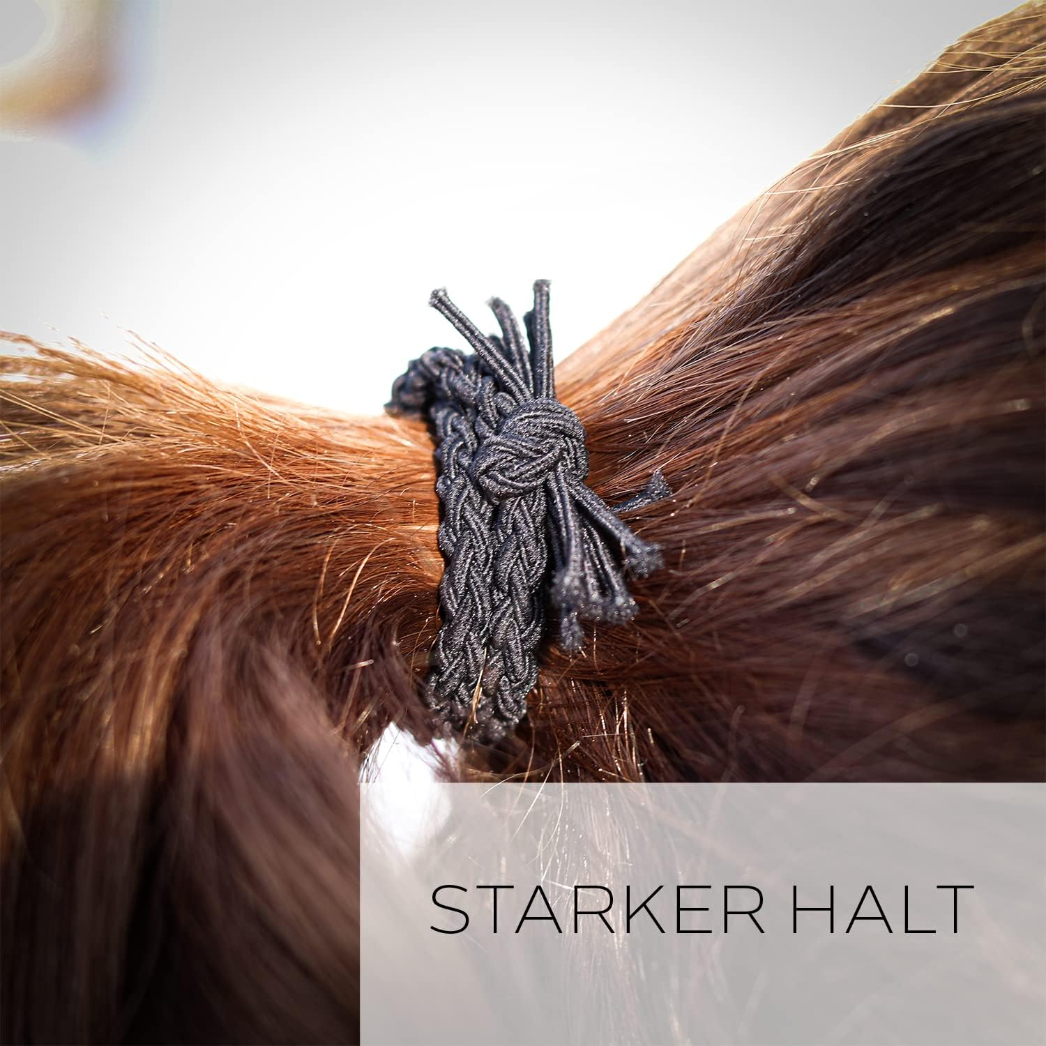 Reskthetic&reg; Hair Scrunchie - High-Quality Braided Hair Bobbles with Perfect Hold, Extremely Tear-Resistant Braid Elastics, Comfortable to the Hair (Brown) image number 5