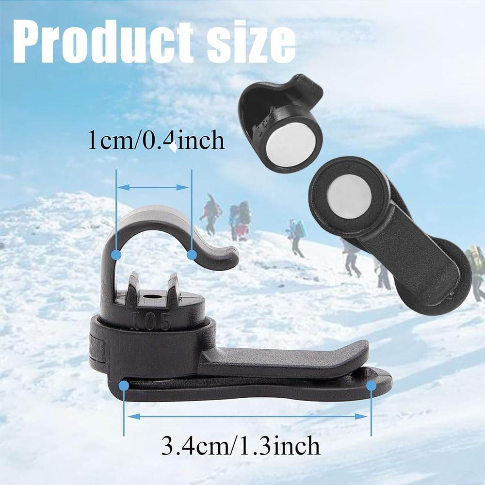 Bladder Clip, Water Tube Clip,Hydration Hose Magnetic Clip,Military Backpack Clip,Tactical Backpack Accessories Source Hydration Pack Water Bladder Holding Drinking Valve Tube in Place image number 4