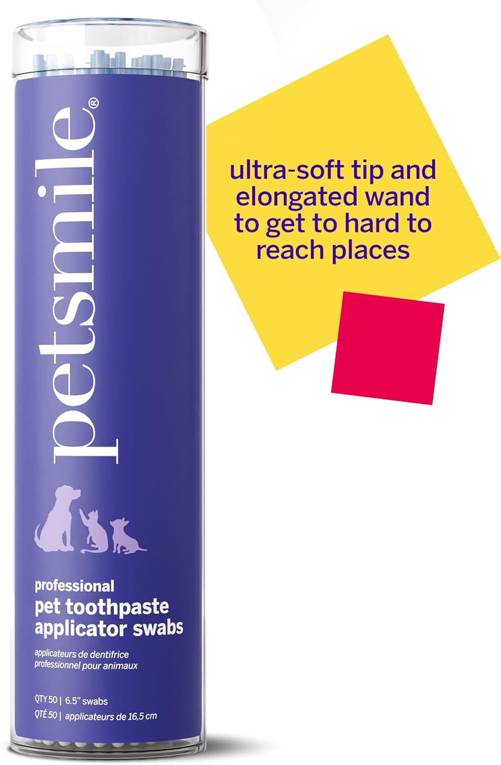 Petsmile Professional Pet Toothpaste Applicator Swabs for Toothpaste Vohc Approved Brand image number 4