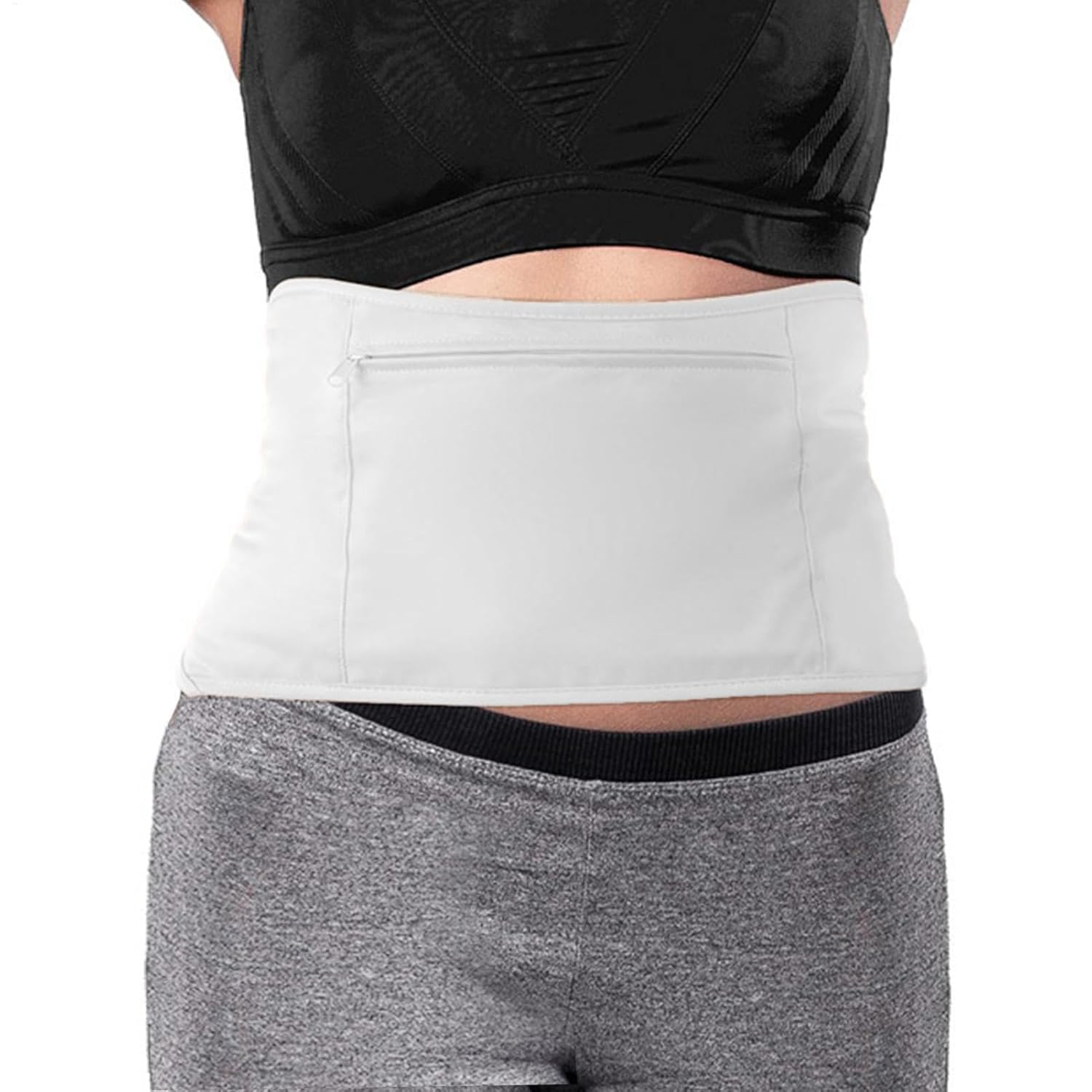 Castor Oil Compress - Belly Pack - anti Oil Leak Organic Castor Oil Pack Wrap Neck Adjustable Strap, Reusable for Men image number 1