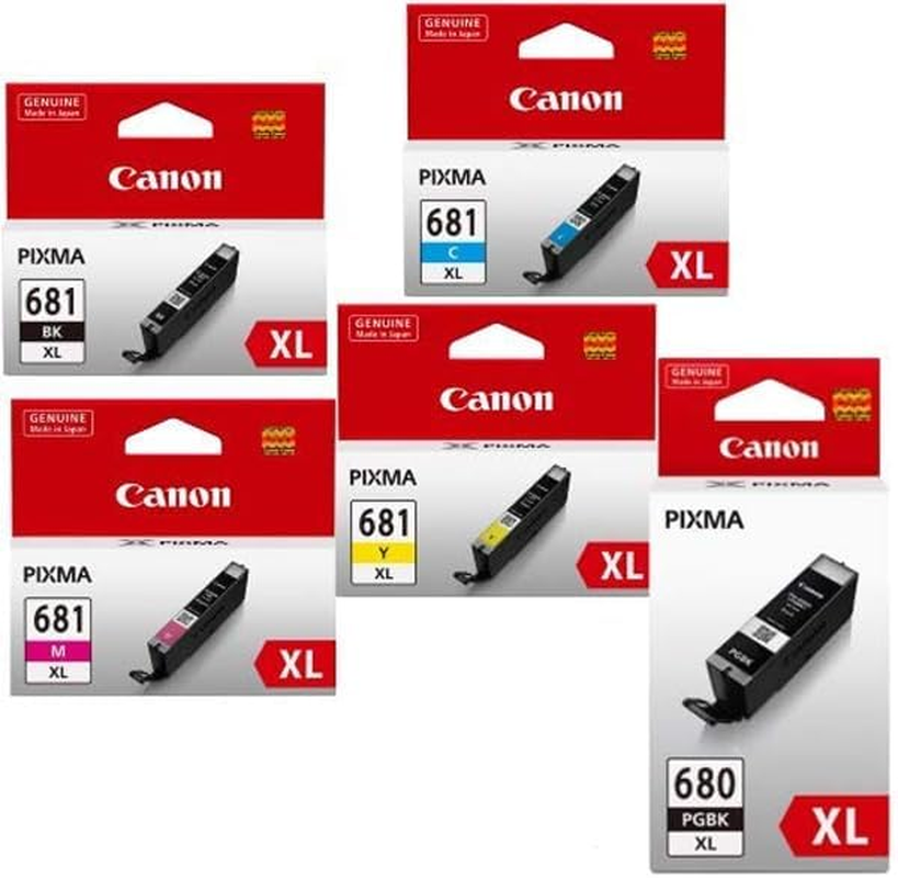 Genuine Canon PGI-680XL+CLI-681XL 5-Ink Value Pack. High Yield
