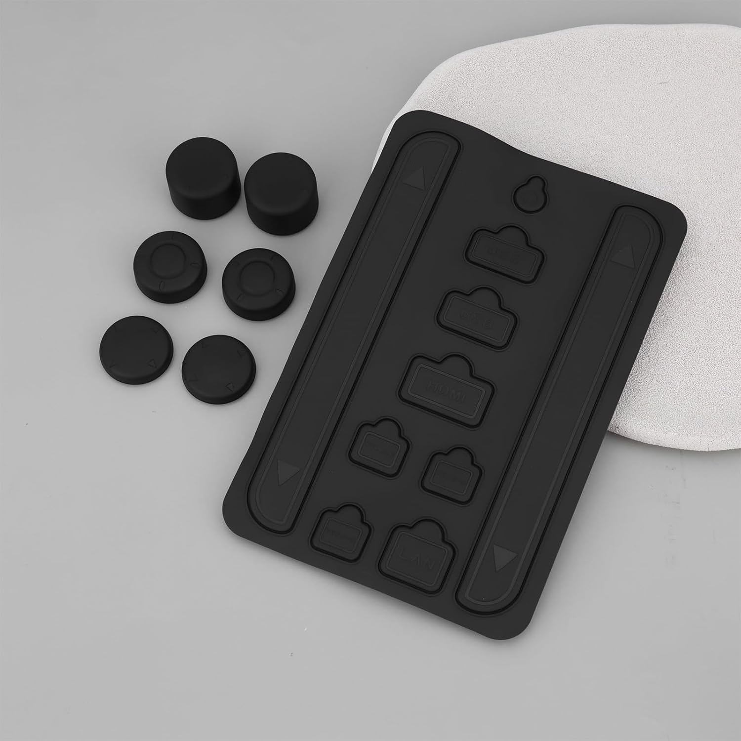 LT Easiyl 16Pcs Controls Silicone Protective Dust Covers and Thumb Caps Compatible with Nintendo Switch2 image number 1