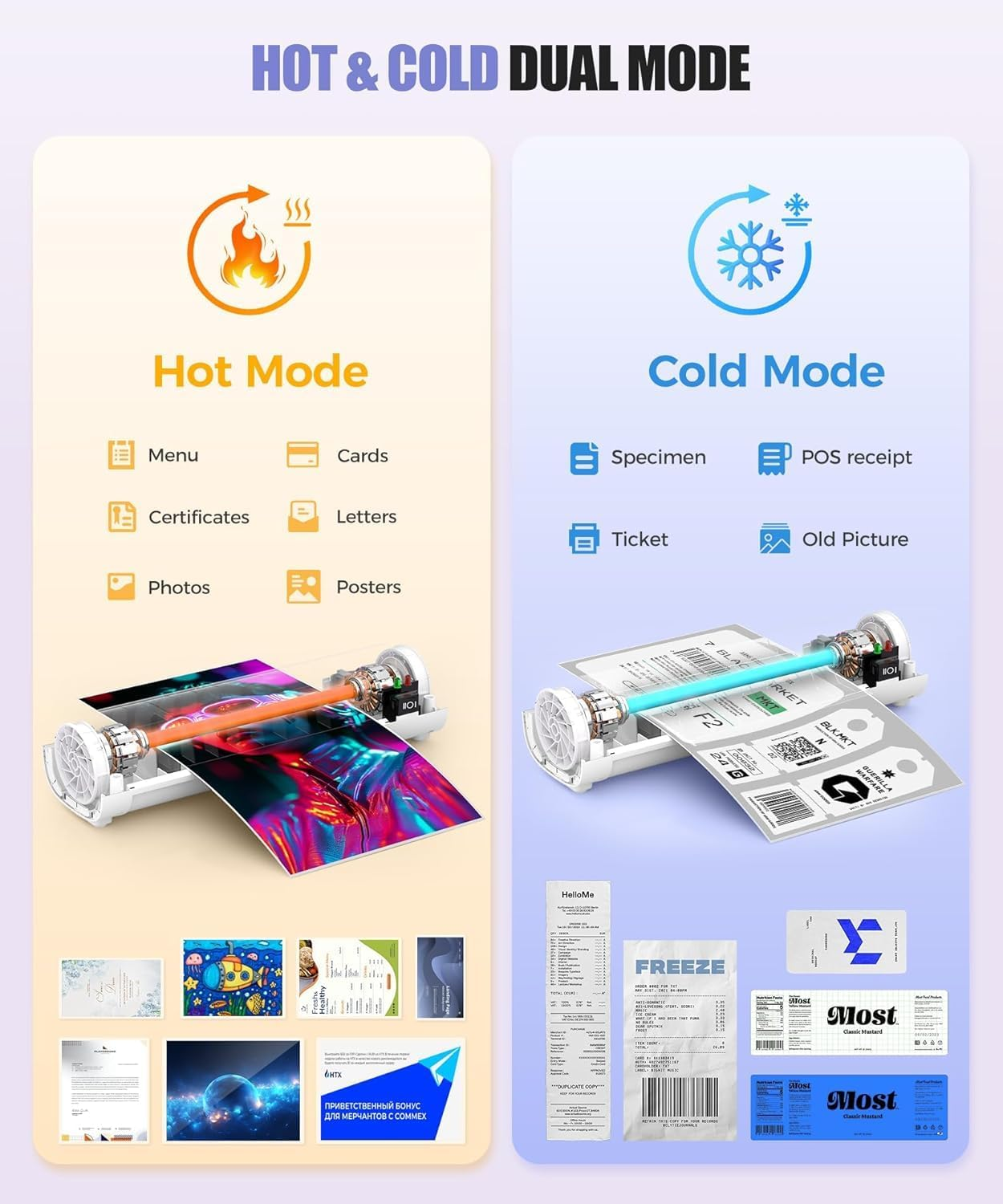 9 Inch Laminator Machine with Never Jam Technology, 15 Laminating Sheets, 4-In-1 A4 Thermal Laminator with Trimmer and Corner Rounder for Office School Home image number 5