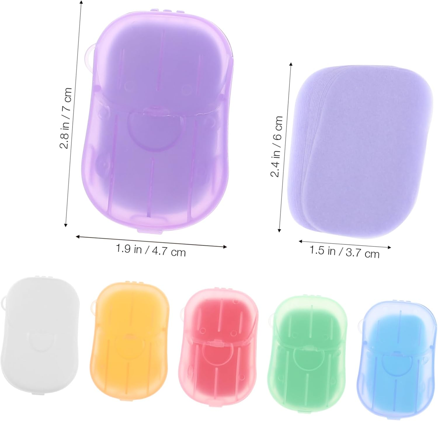 Totority Portable Soap Paper Sheets 6 Box Set 120 Sheets Total Travel-Friendly Easy to Use for Hand Washing Outdoor Activities Camping and Hiking image number 4