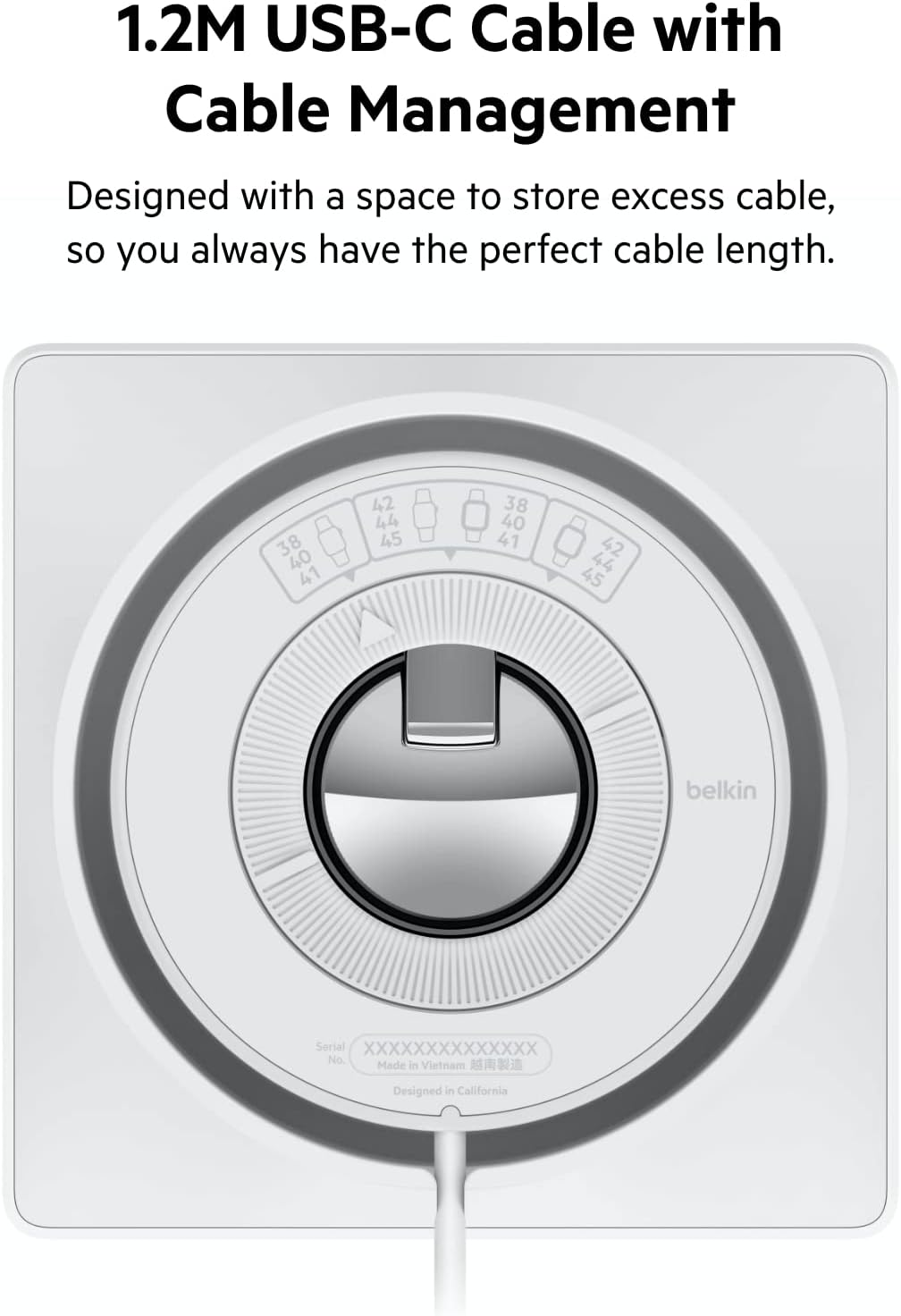 Belkin Apple Watch Fast Charger, White, Wiz015Btwh - Black image number 4