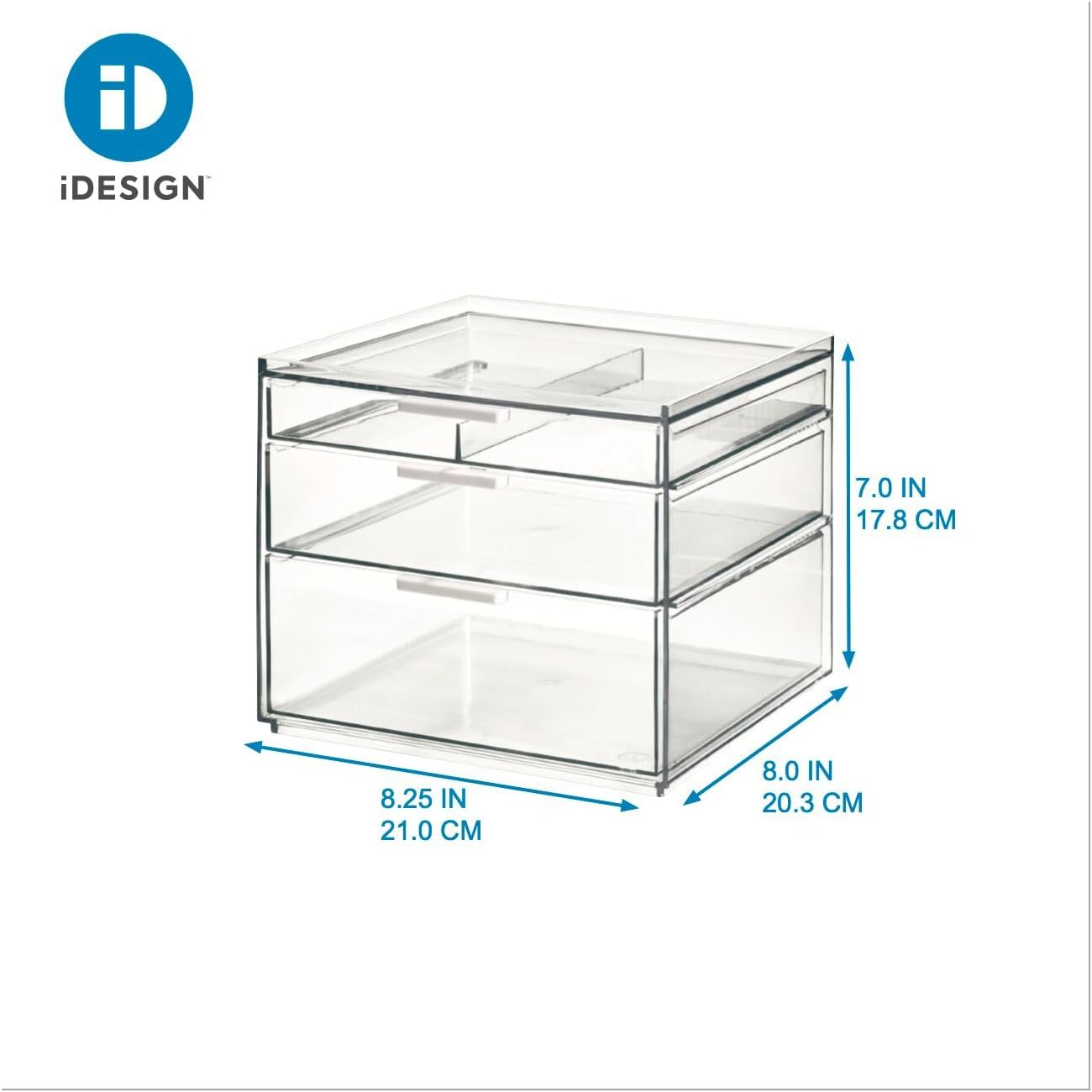 Idesign the Sarah Tanno Collection Cosmetic, Drawer Organizer - Tall image number 5