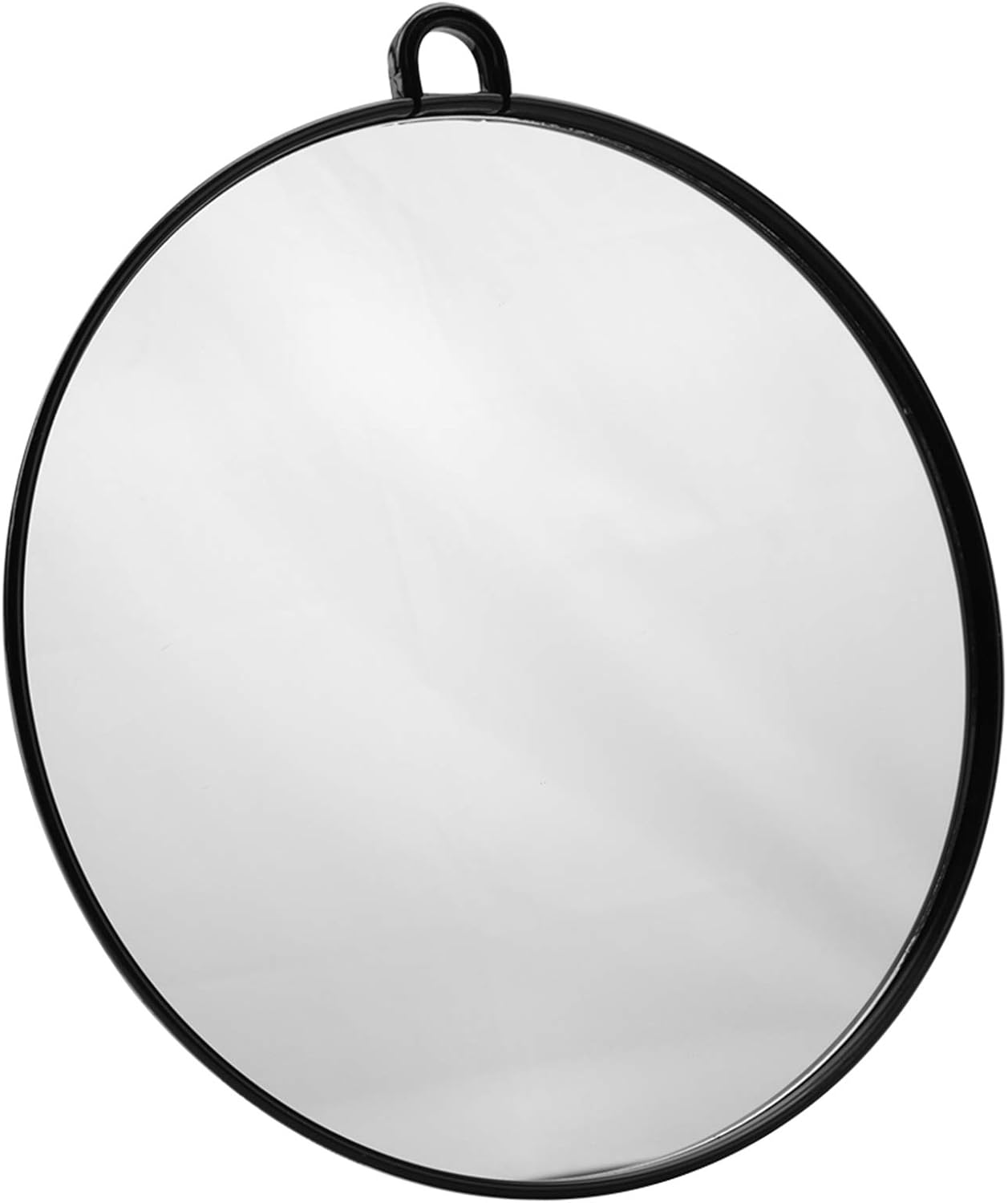 Hand Held round Mirror with Handle, Ideal Choice for Personal and Hair Salon Use, Can Be Held or Mount on the Wall image number 1