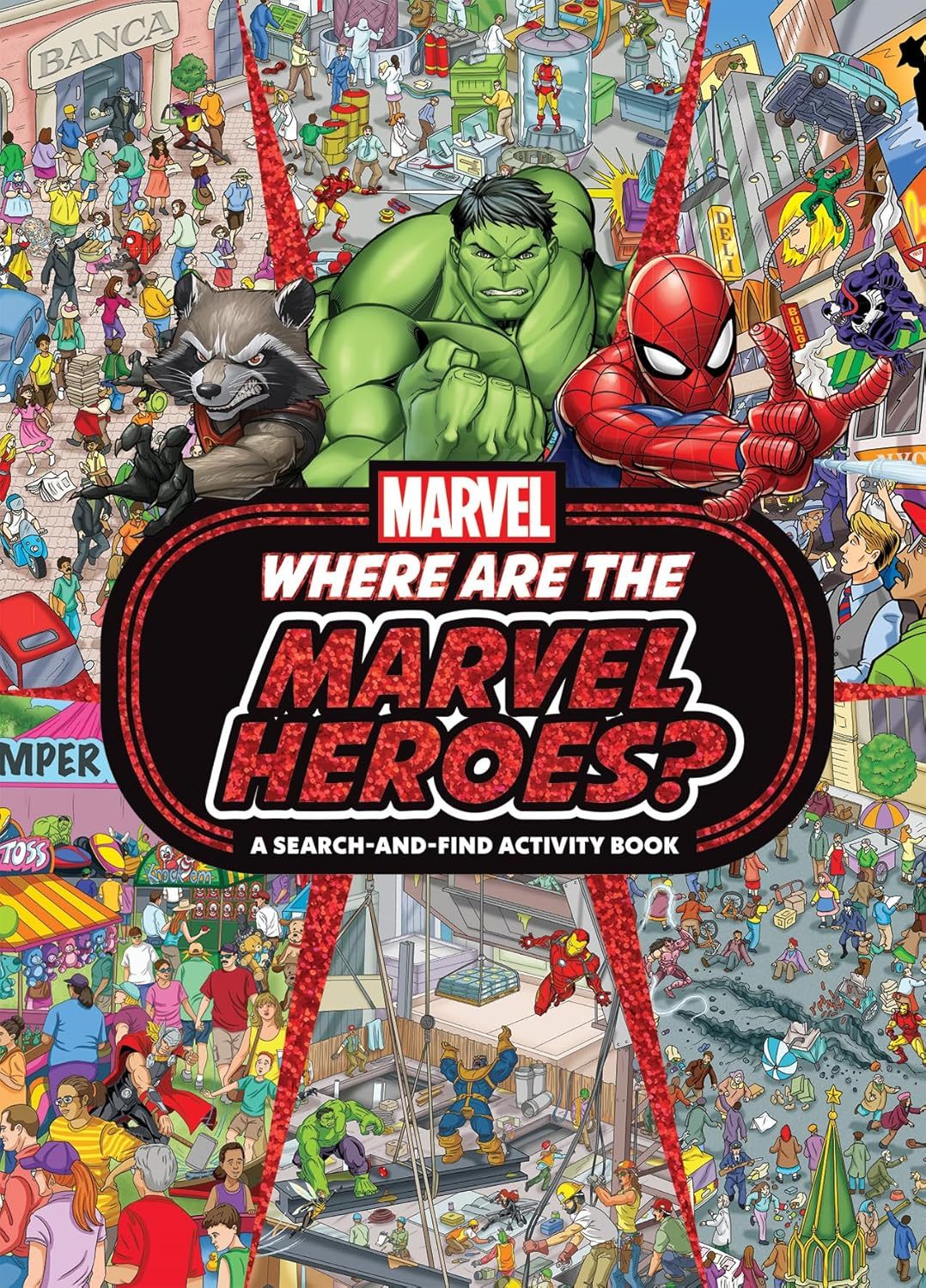 Where Are the Marvel Heroes?: a Search-And-Find Activity Book (Marvel) image number 1