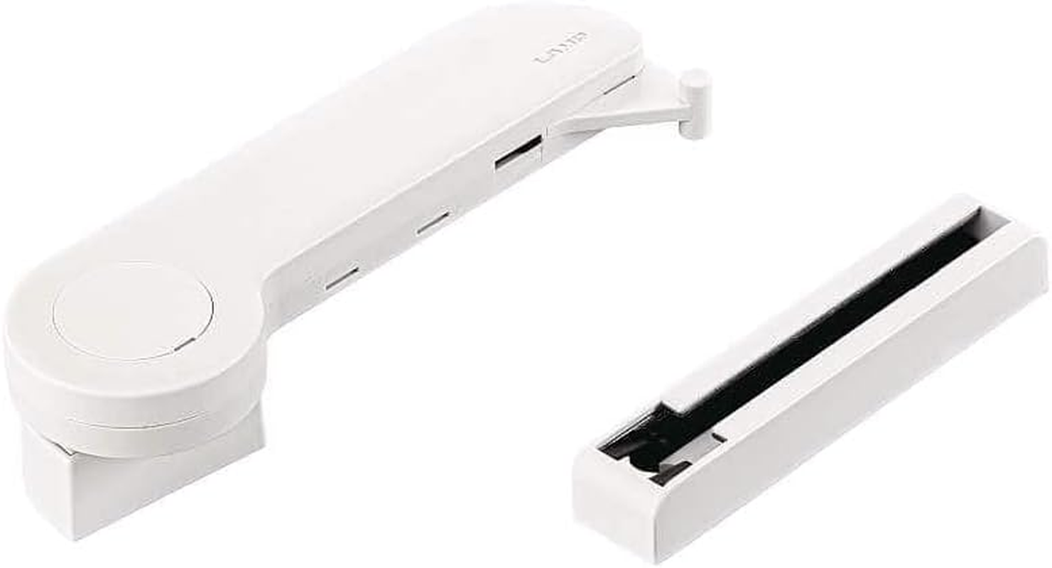 Sugatsune Industrial Lamp Stamp, Rapcondor Damper, LDD-K Type, LDD-K-WT, Faced (Doorway), White - Black image number 2