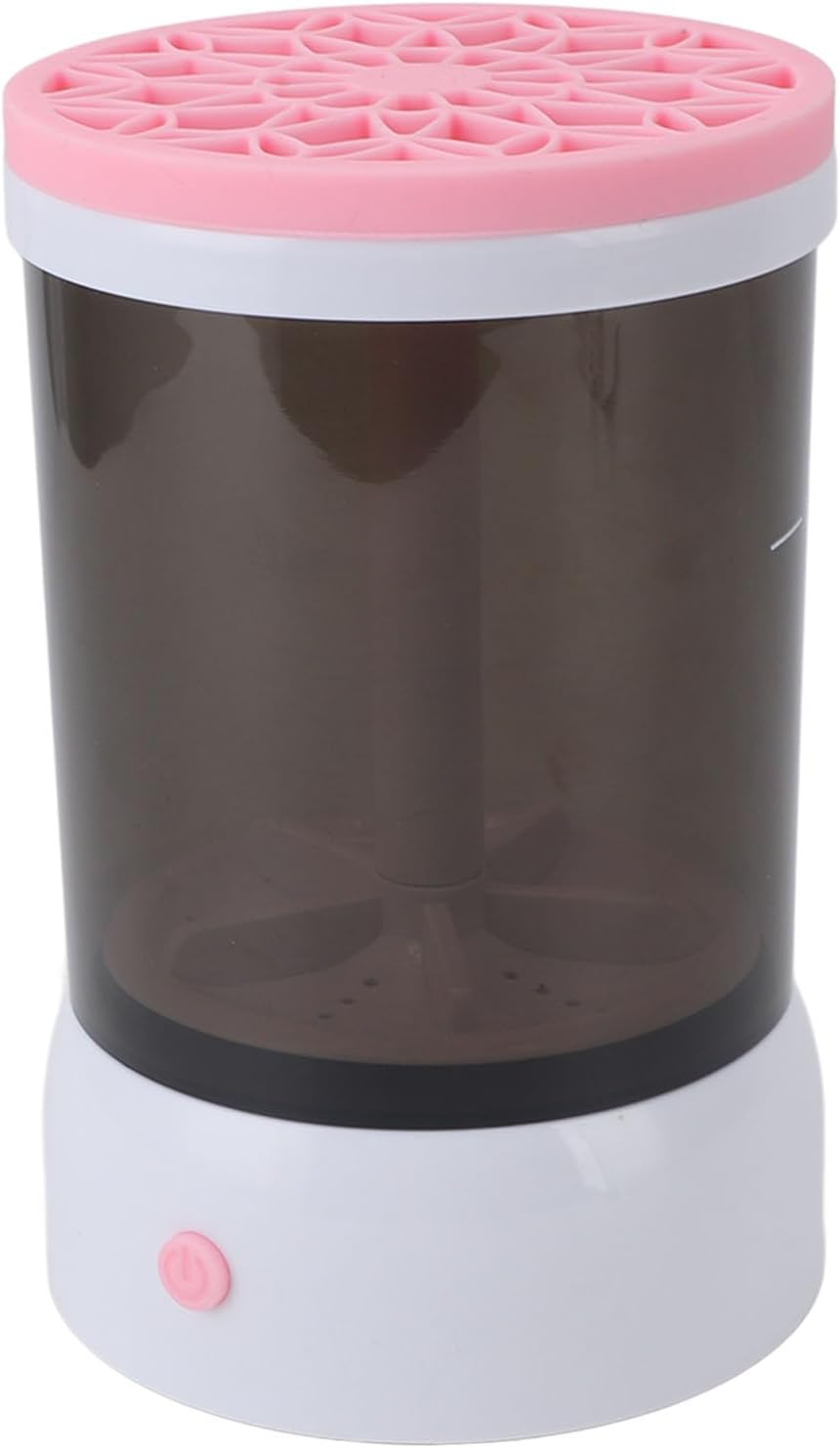 Cosmetic Supplies Cleaner Machine, Portable ABS PC and Silicone Quick Dry Makeup Brush Cleaner for Home