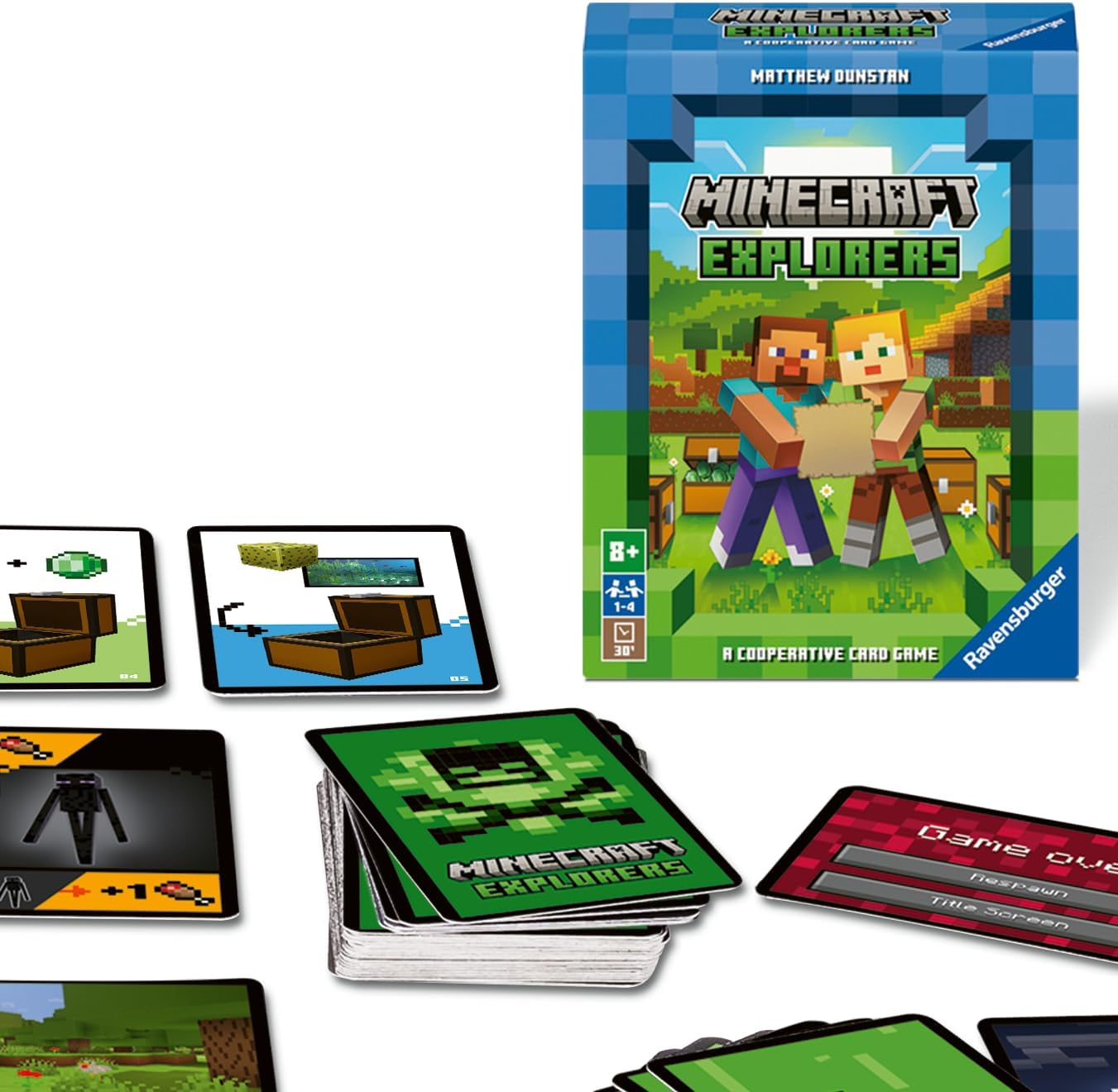 Ravensburger Minecraft Explorers Cooperative Card Games image number 3