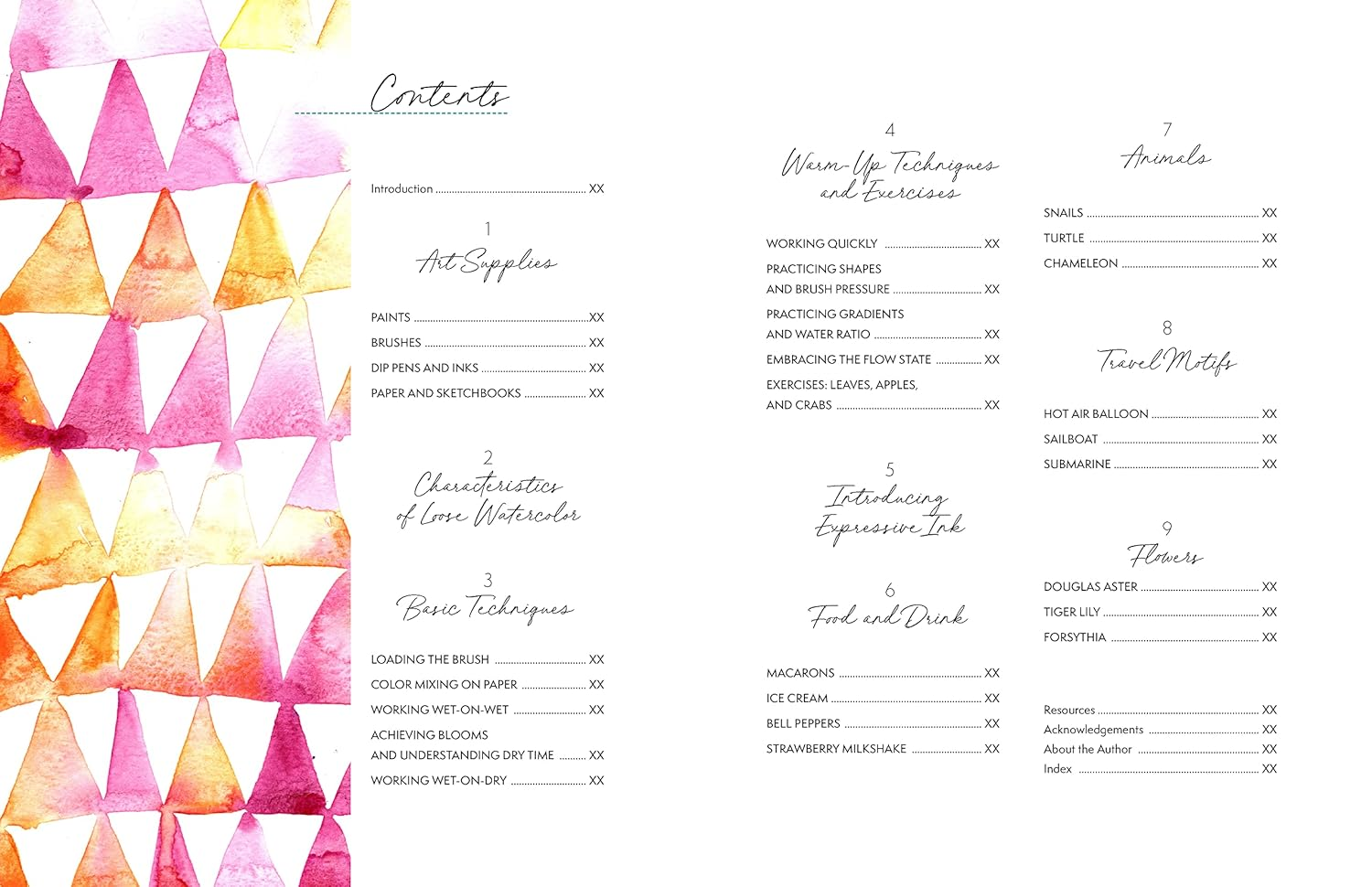 Go with the Flow Painting: Step-By-Step Techniques for Spontaneous Effects in Watercolor - Create Expressive Flowers, Animals, Food, and More image number 3