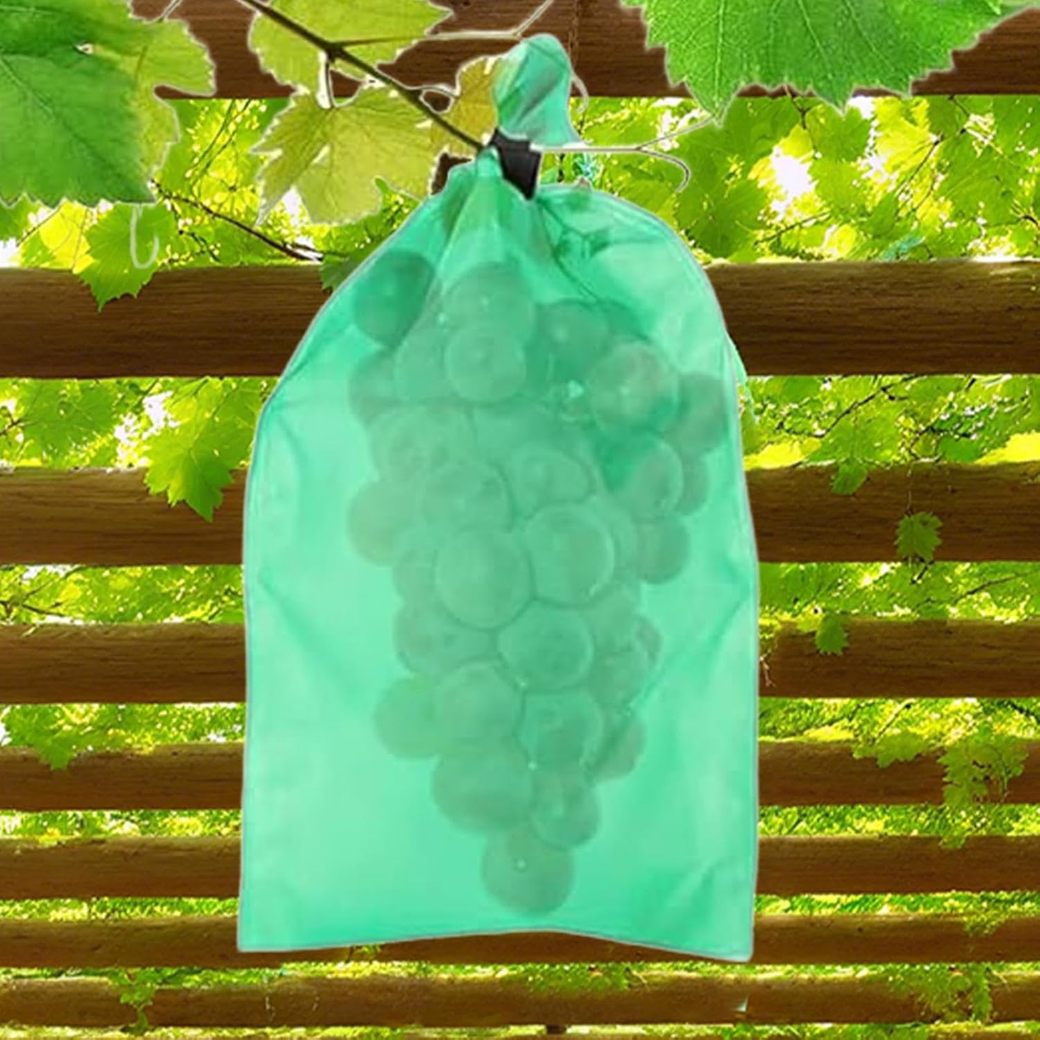 Grape Protection Bag | Non-Woven Mango Protective Bags with Drawstring | Gardening Supplies, Tear-Resistant Mesh Fruit Barrier for Protecting Veggies Vegetables Tomato Flower Mango image number 6
