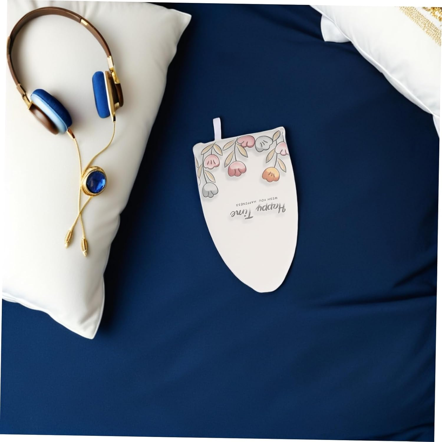 CIYODO Heat Resistant Ironing Pad Mitt for Steamers and Hair Straighteners Washable Hand Glove with Breathable Mesh Pocket Dual Hand Compatible Protective Mitt for Home and Travel Use image number 2