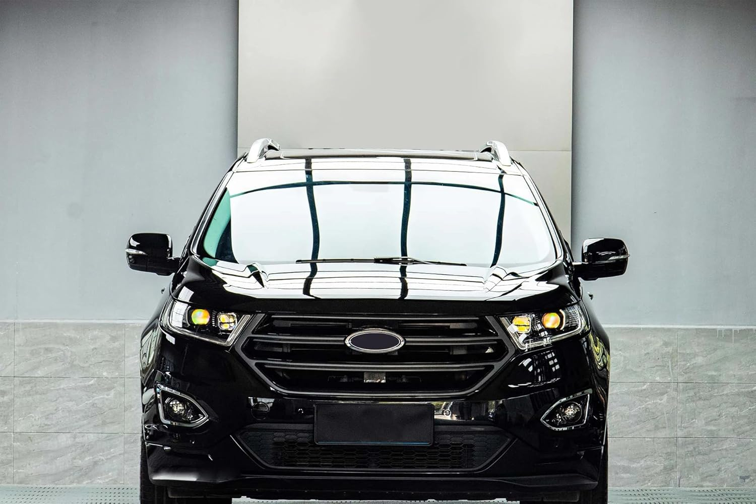 LZLRUN High Gloss Black Vinyl Wrap Self Adhesive Air Release Bubble - Outdoor Rated for Automotive Use Installation Tools Included (1FT X 5FT) image number 5