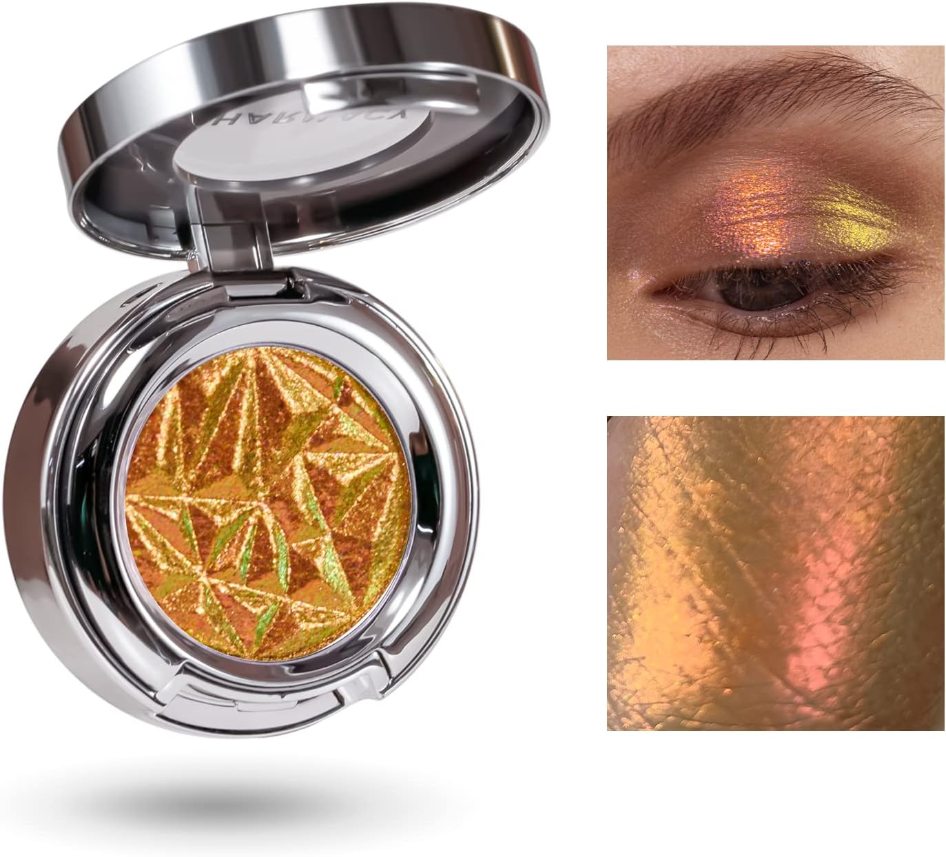 CHARMACY Multichrome Eyeshadow, Insane Shifters Chameleon Eyeshadow, Creates High-Impact, Glitter Metallic Eye Looks, 100% Vegan and Cruelty Free, 1.9G (#809)