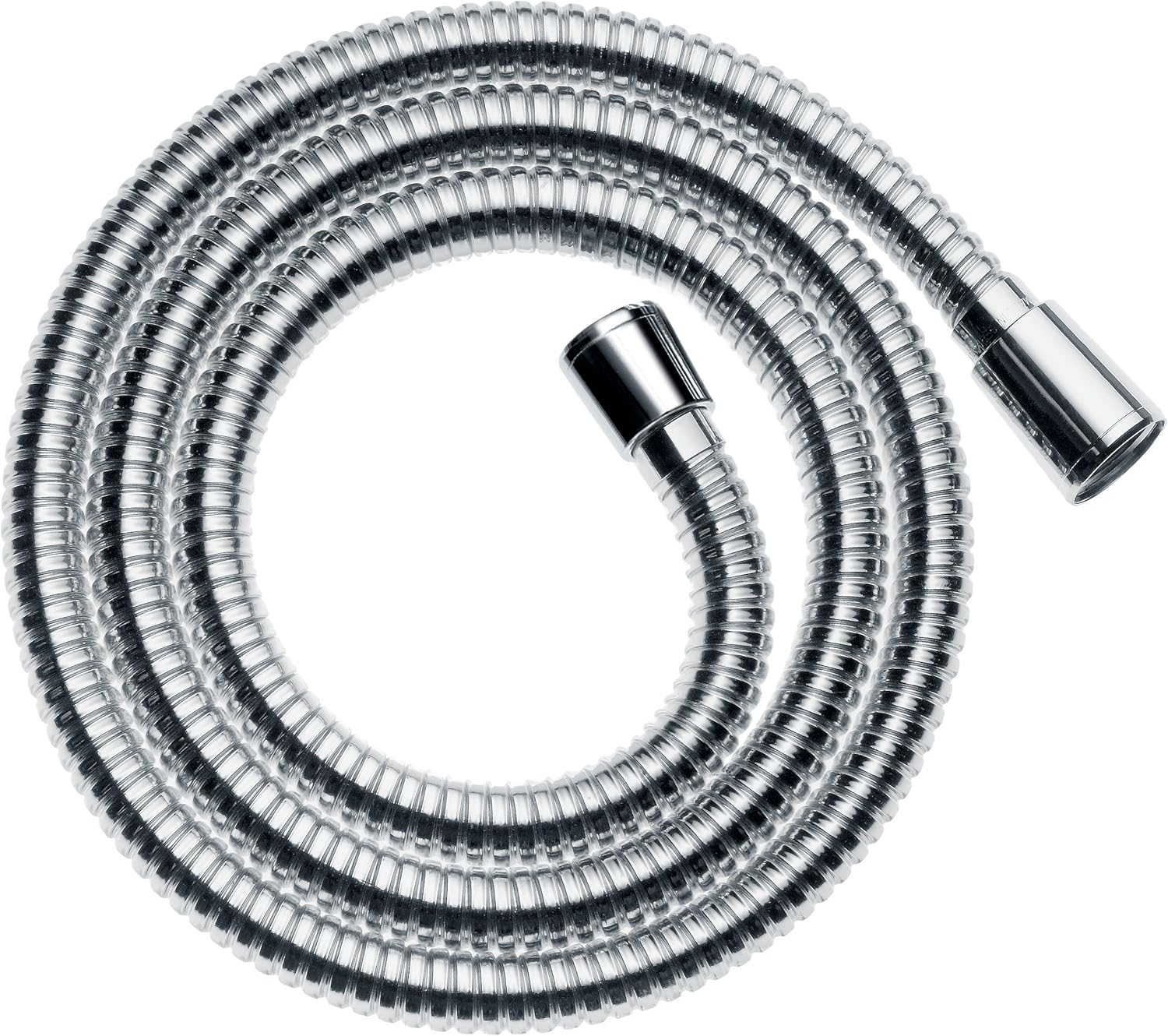 Hansgrohe Sensoflex Metal Shower Hose 1,60M, Anti-Kink and Tangle Free, Chrome, 28136000